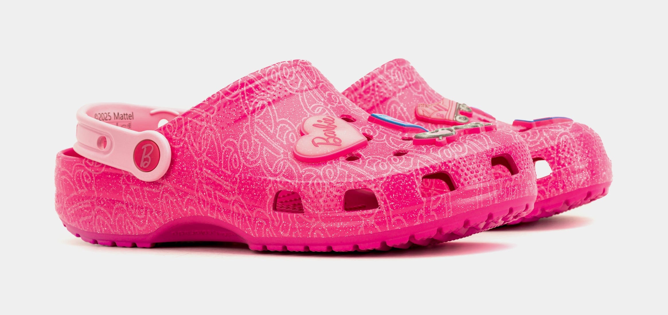 CROCS Mattel Barbie Classic Clog Preschool/Grade School Sandals (Pink)