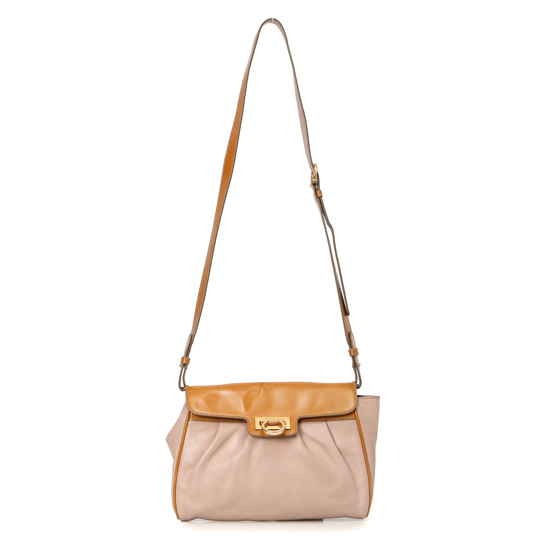 Salvatore Ferragamo Gancini Leather Crossbody Bag