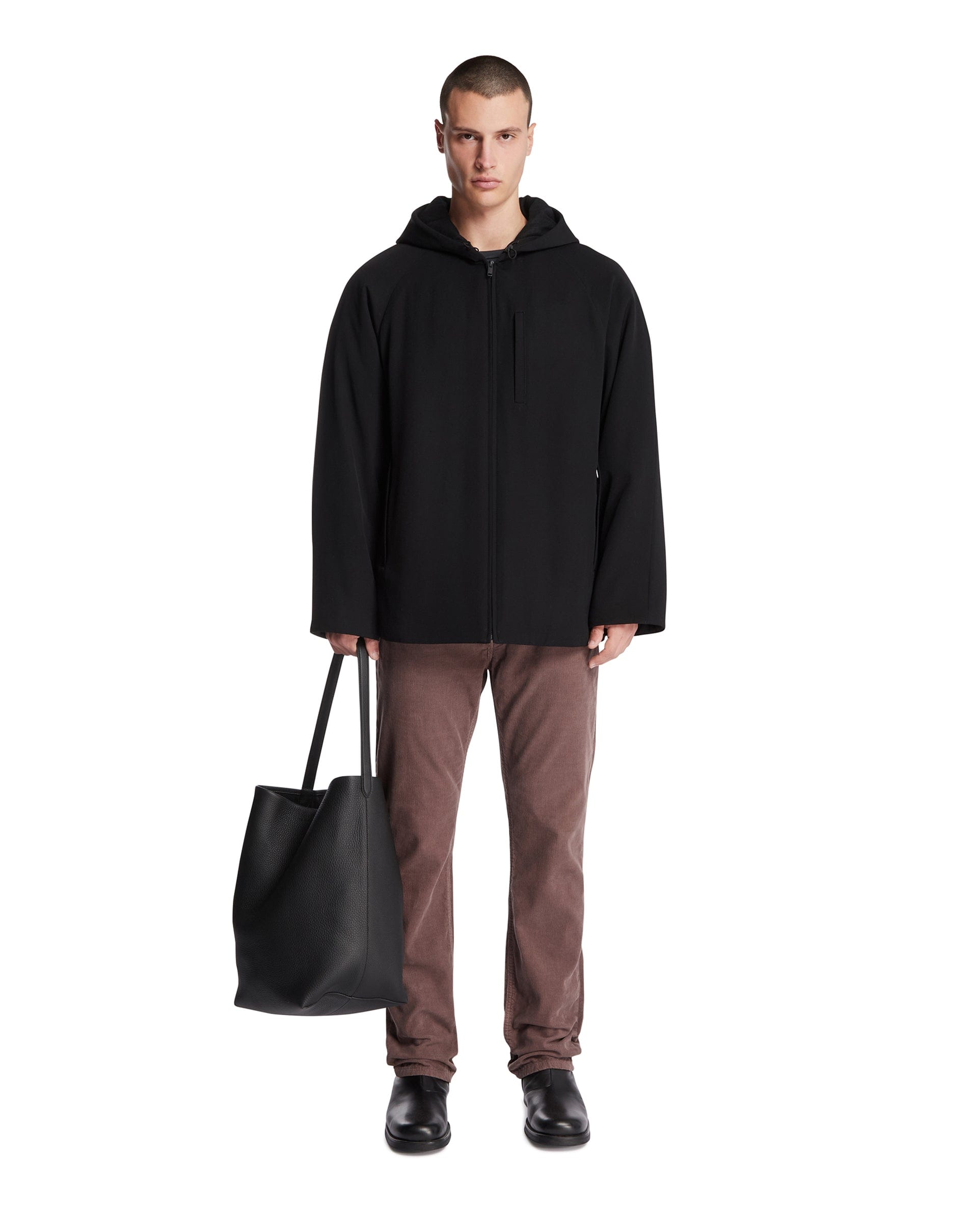 THE ROW Pantaloni In Velluto A Costine Grigi