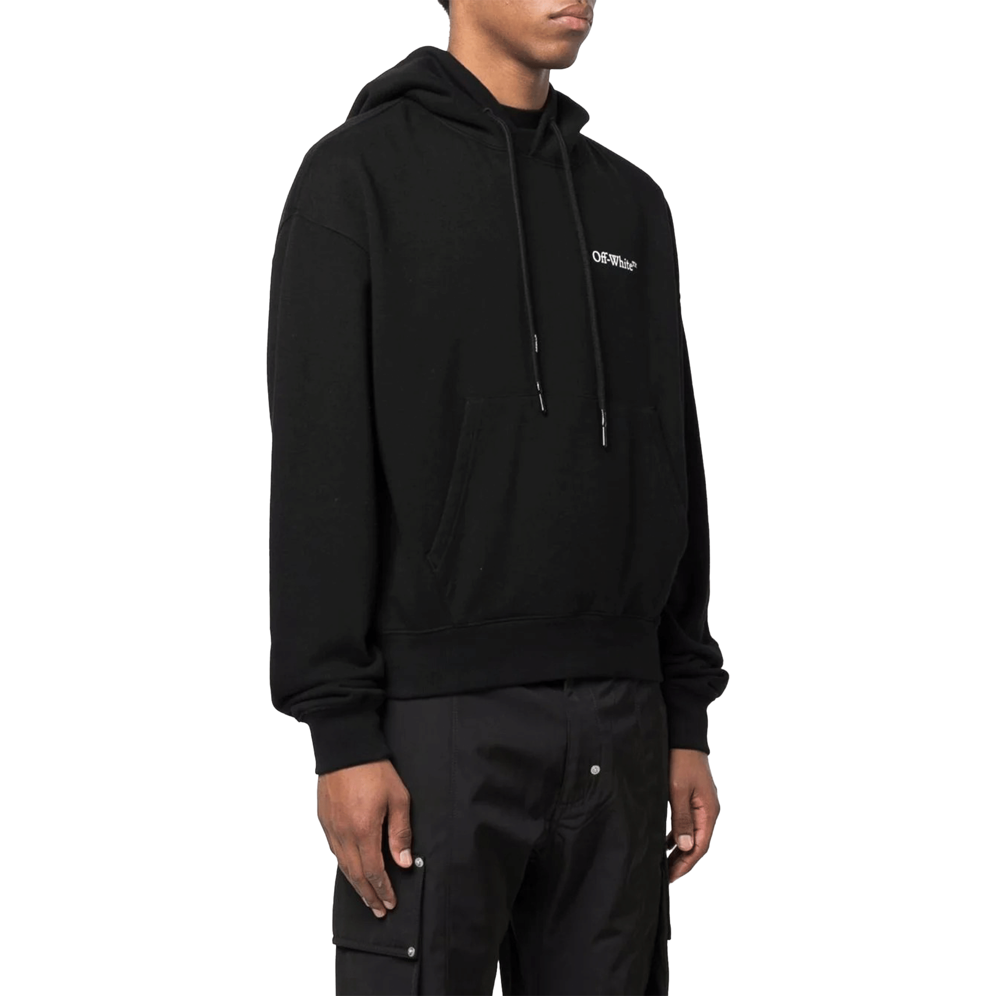 OFF - WHITE Caravaggio Crowning Oversized Hoodie Black/White (SS22)