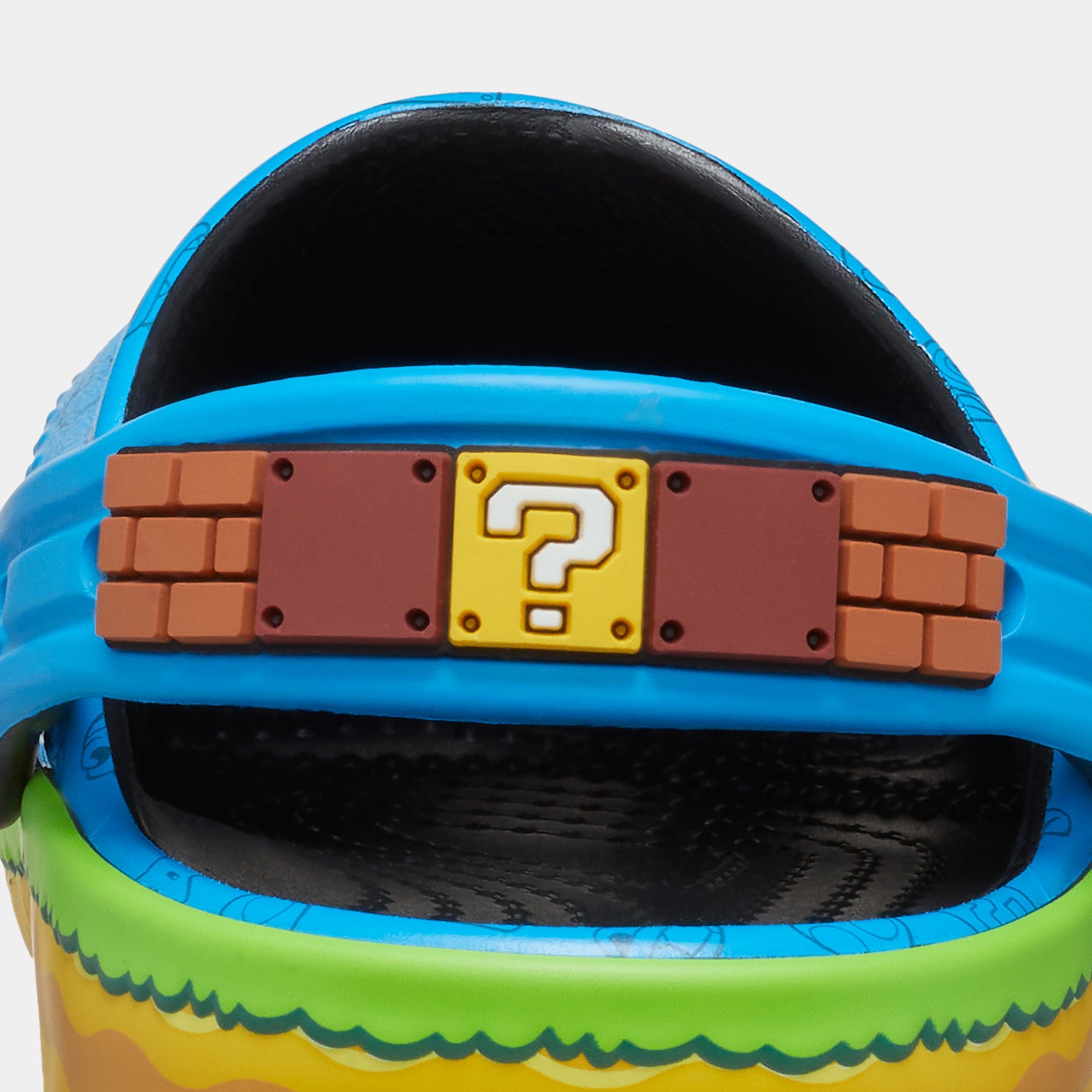 CROCS Super Mario Classic Clog Infant Toddler Sandals (Blue/Green) Free Shipping