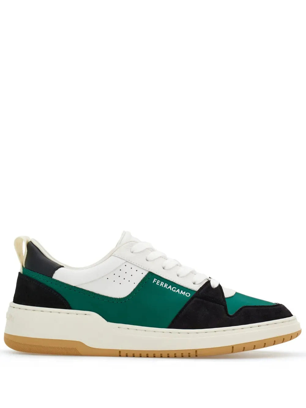 Ferragamo Dennis Panelled Sneakers