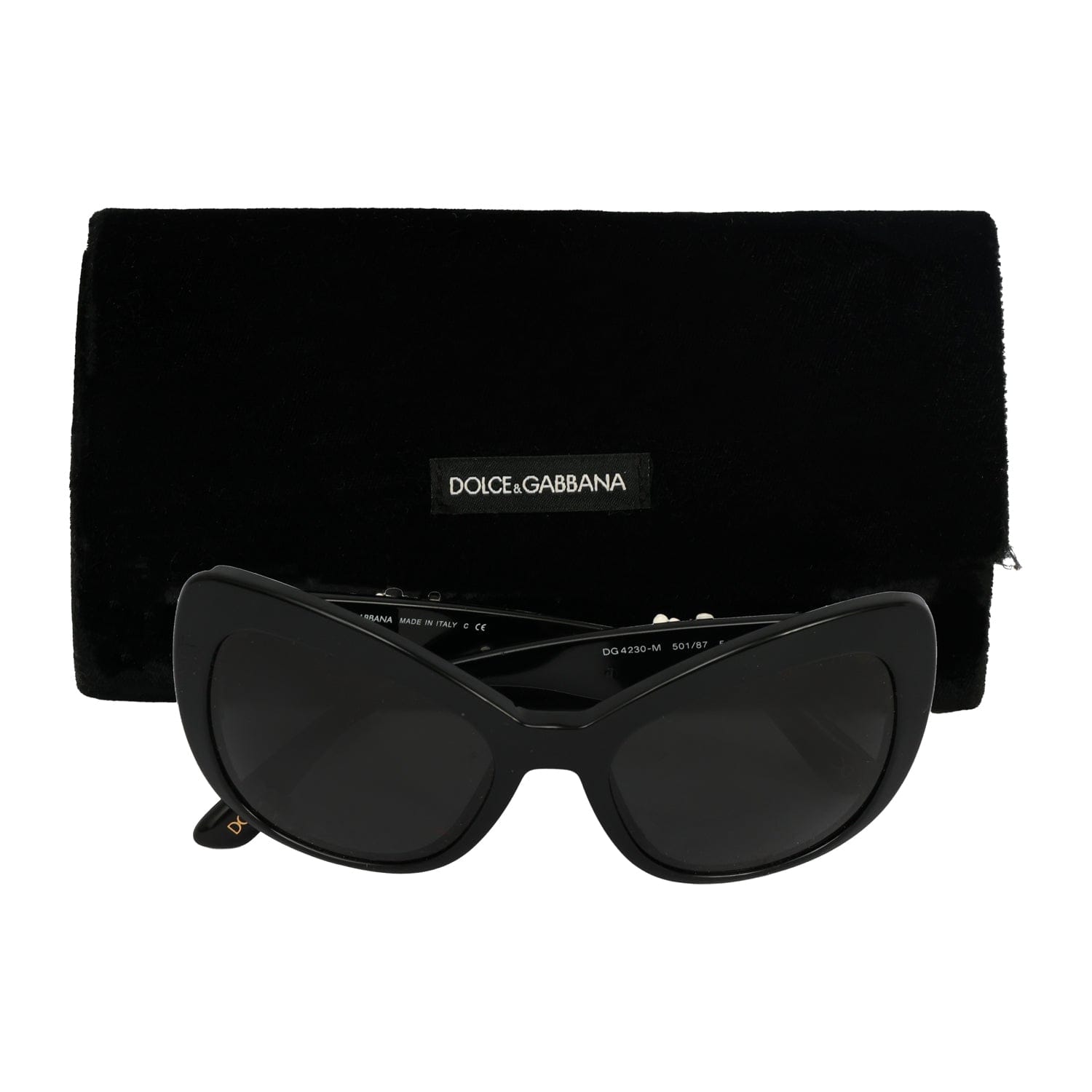 DOLCE & GABBANA OVERSIZED BUTTERFLY SUNGLASSES