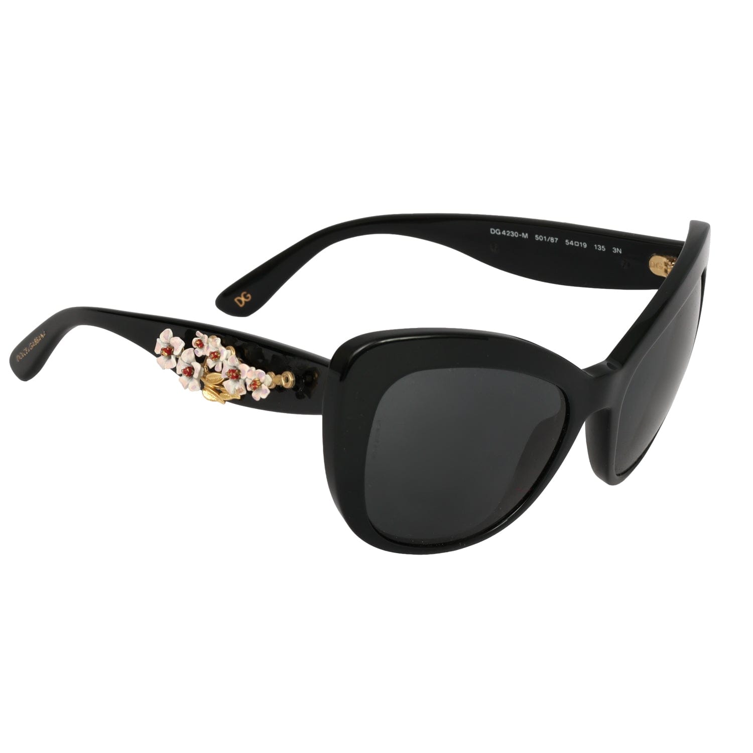 DOLCE & GABBANA OVERSIZED BUTTERFLY SUNGLASSES