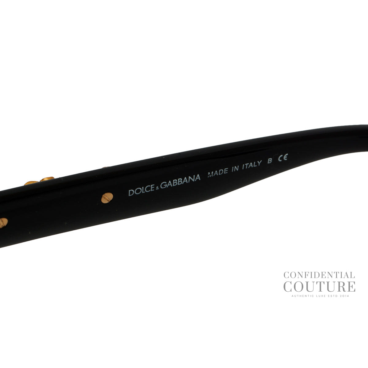 Dolce & Gabbana Black Baroque Sunglasses