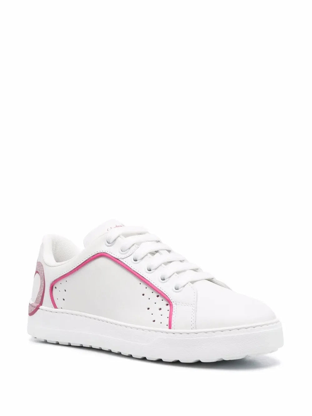 Ferragamo Manhattan Gancini - Print Sneakers