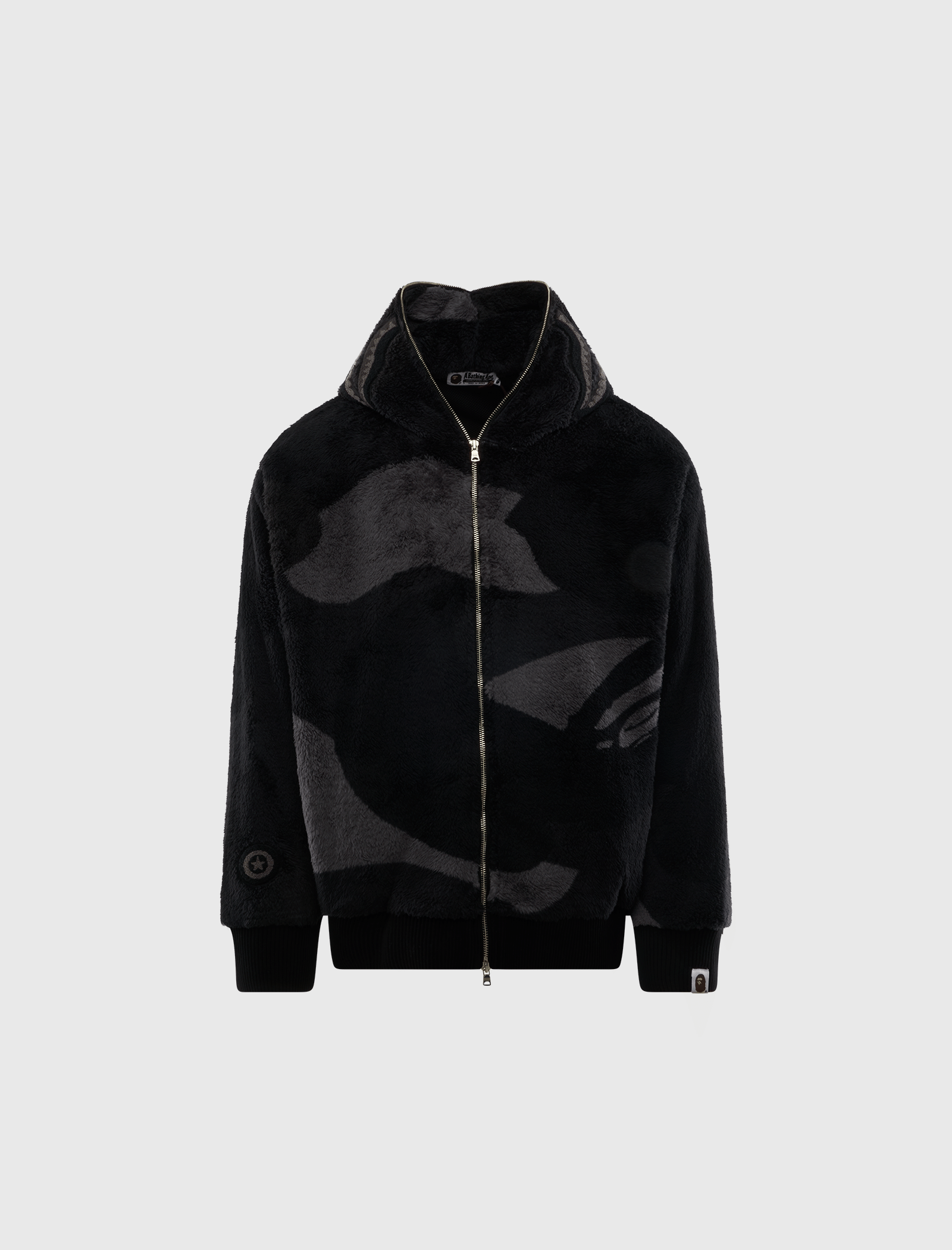 BAPE COLOR CAMO SHARK FULL ZIP SHERPA JACKET