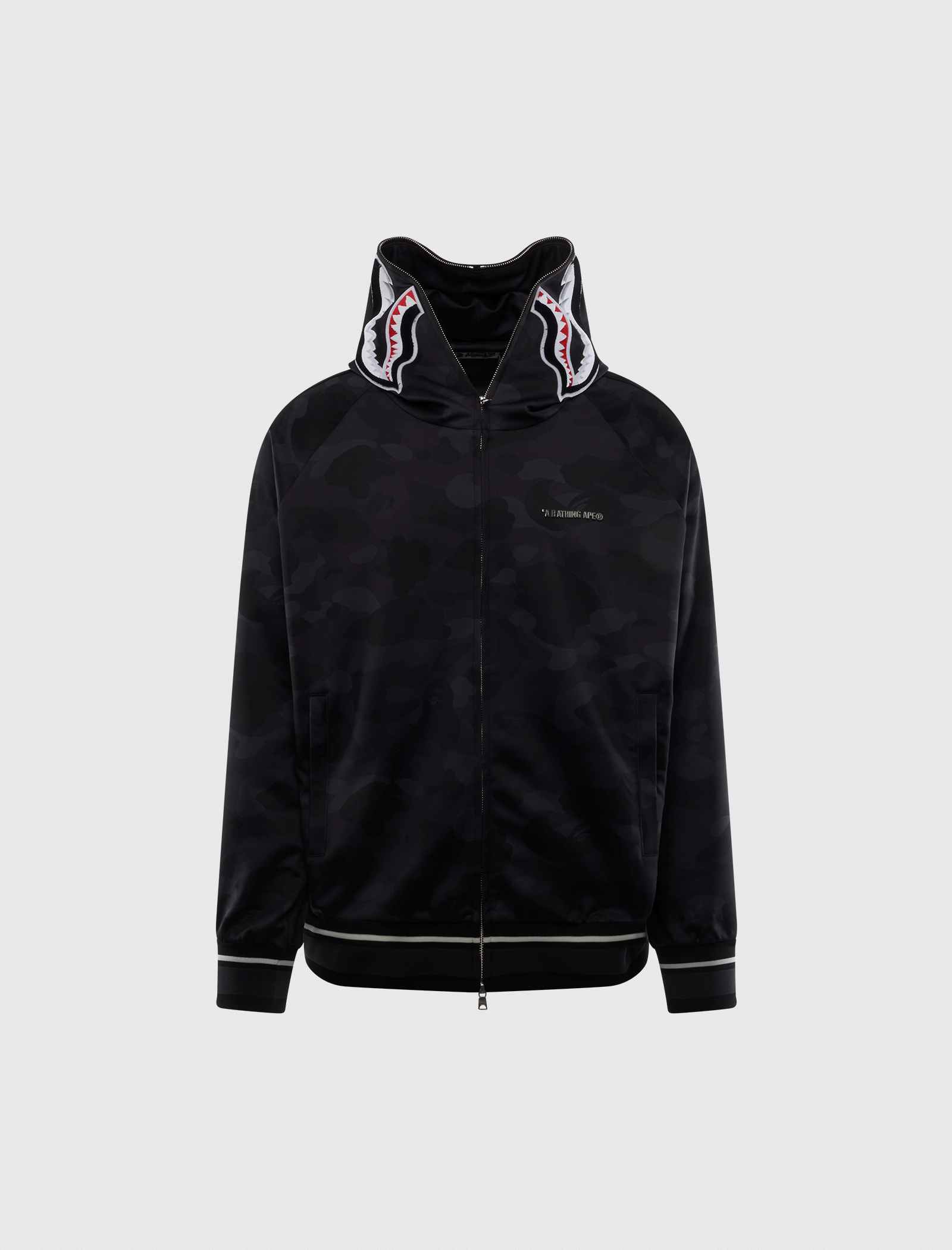 BAPE COLOR CAMO SHARK RELAXED FIT HOODIE TRACK JACKET