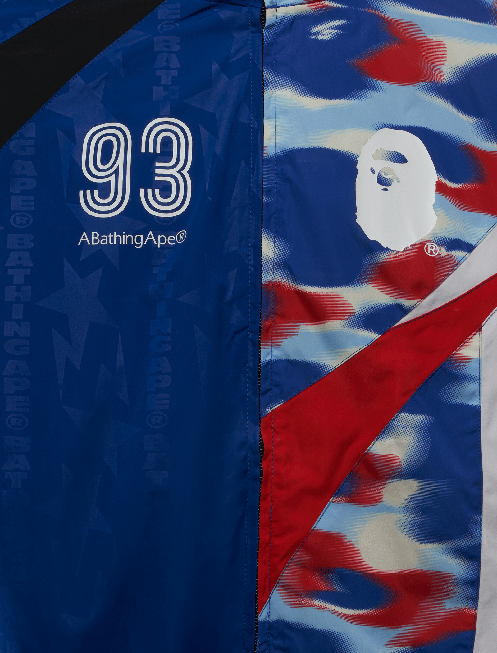 BAPE SPLIT STAND COLLAR TRACK JACKET