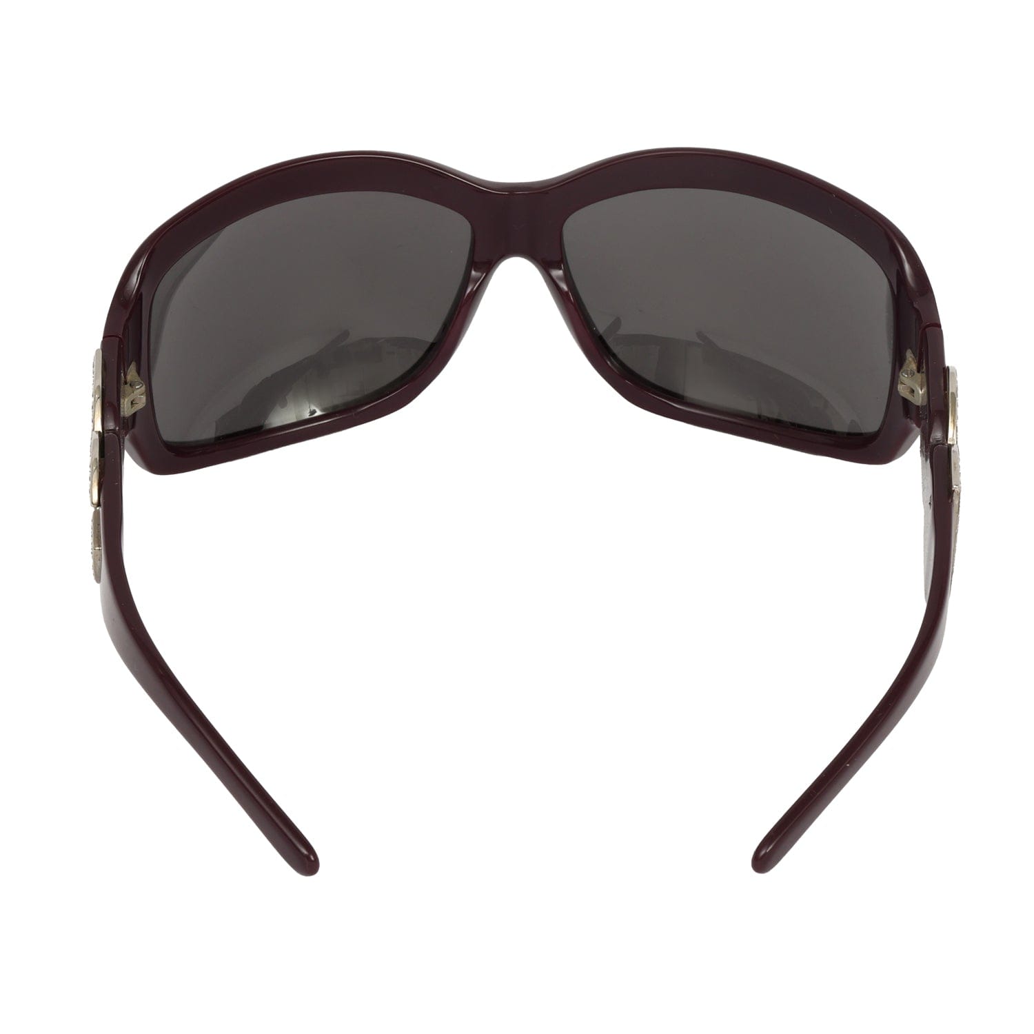 DOLCE & GABBANA DG LOGO RHINESTONE SUNGLASSES