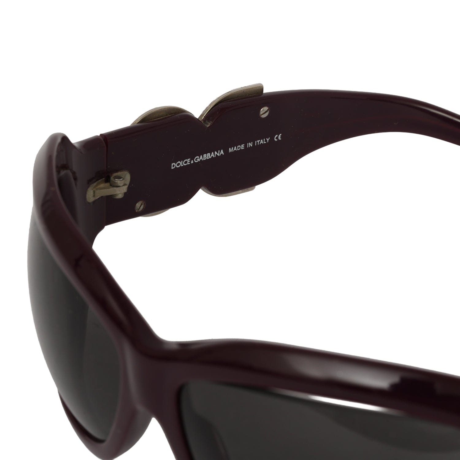 DOLCE & GABBANA DG LOGO RHINESTONE SUNGLASSES