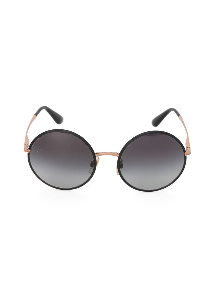 Dolce & Gabbana Acetate Gradient Round Sunglasses Small
