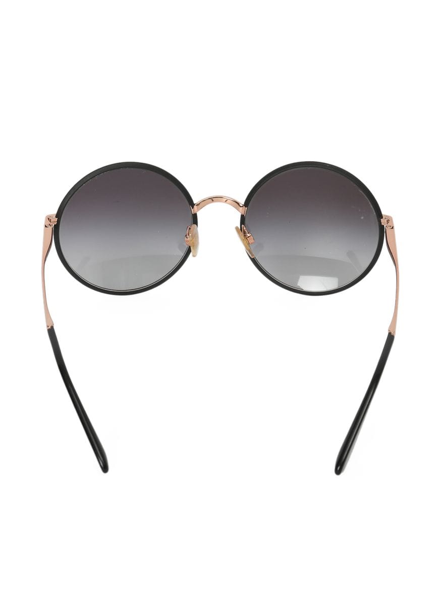 Dolce & Gabbana Acetate Gradient Round Sunglasses Small