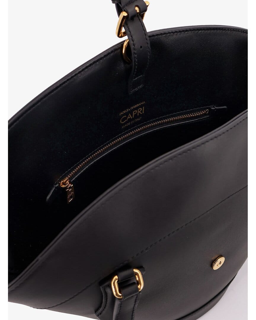 Dolce & Gabbana Capri Leather Shoulder Bag