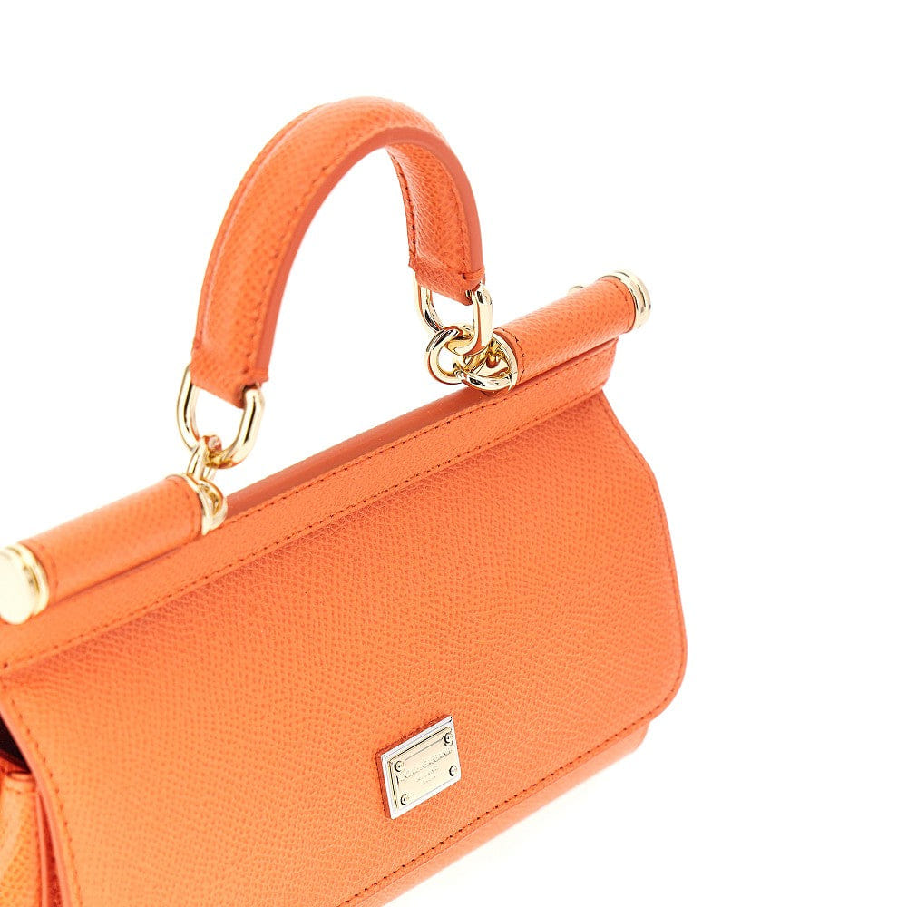 Dolce&Gabbana Women Dauphine Leather Mini Sicily Bag