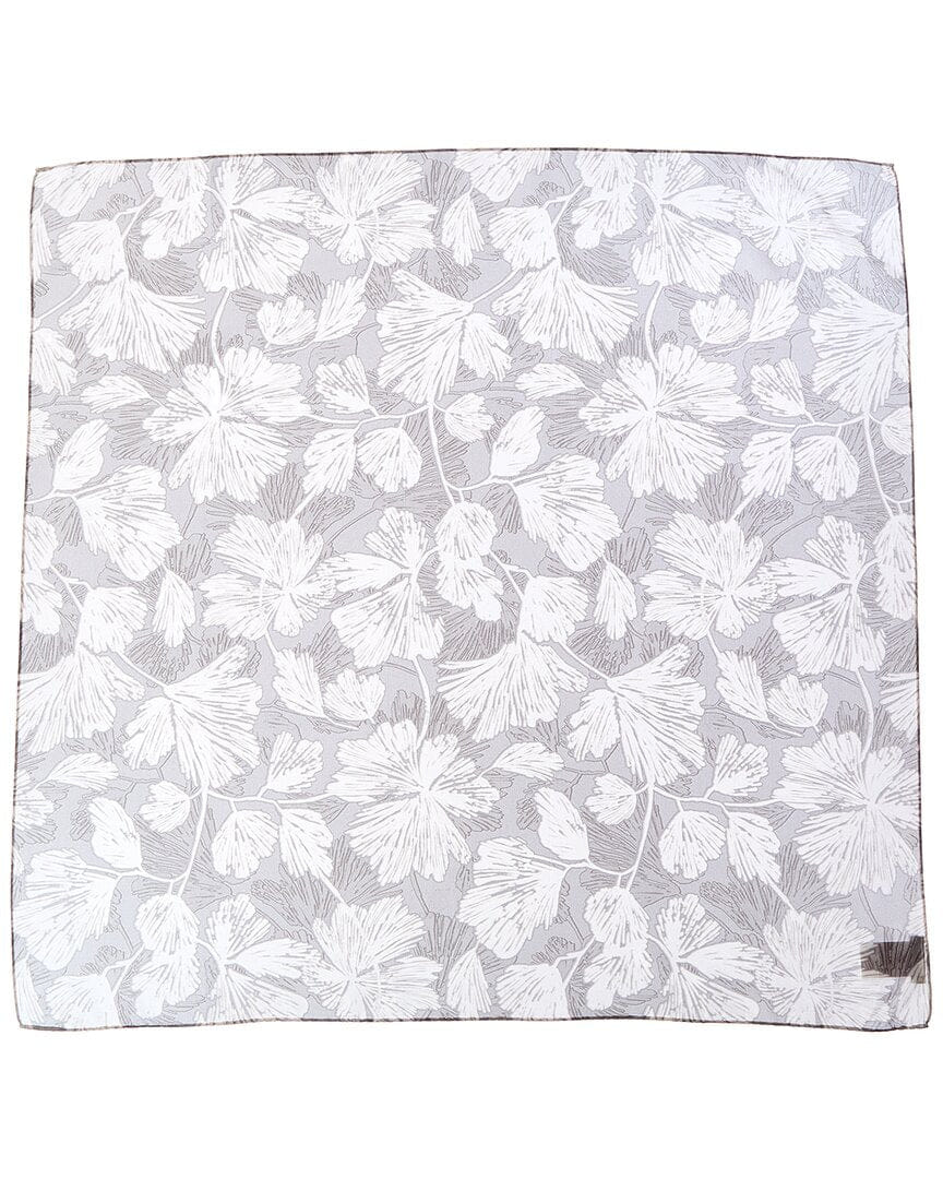 Brunello Cucinelli Floral - Printed Square Silk Scarf
