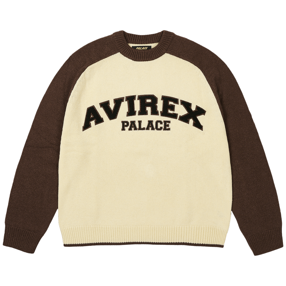 Palace Avirex Knit Caked Brown