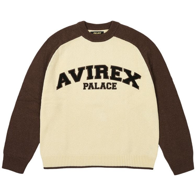 Palace Avirex Knit Caked Brown