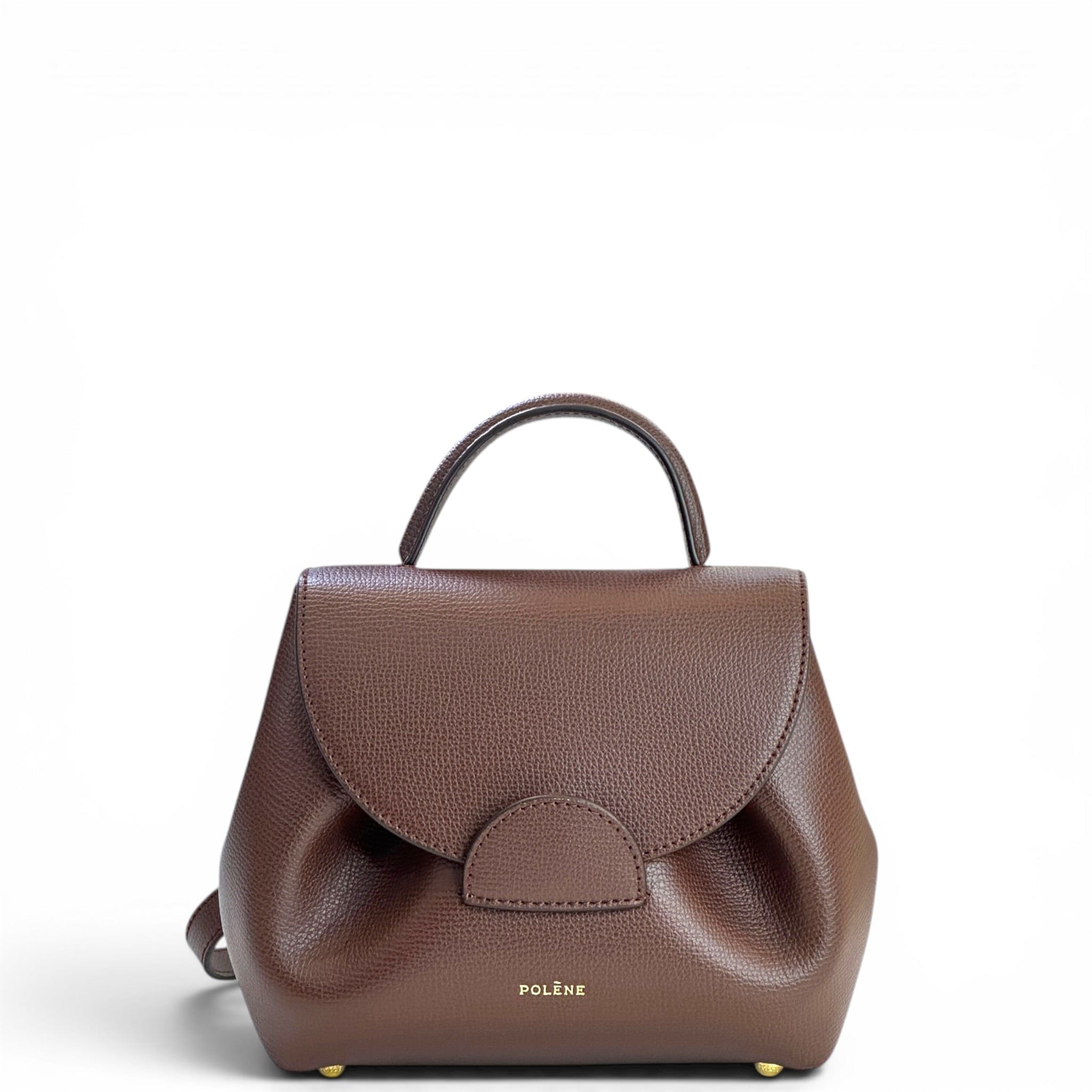 Polène Numéro Un Nano Sandalwood Textured Leather