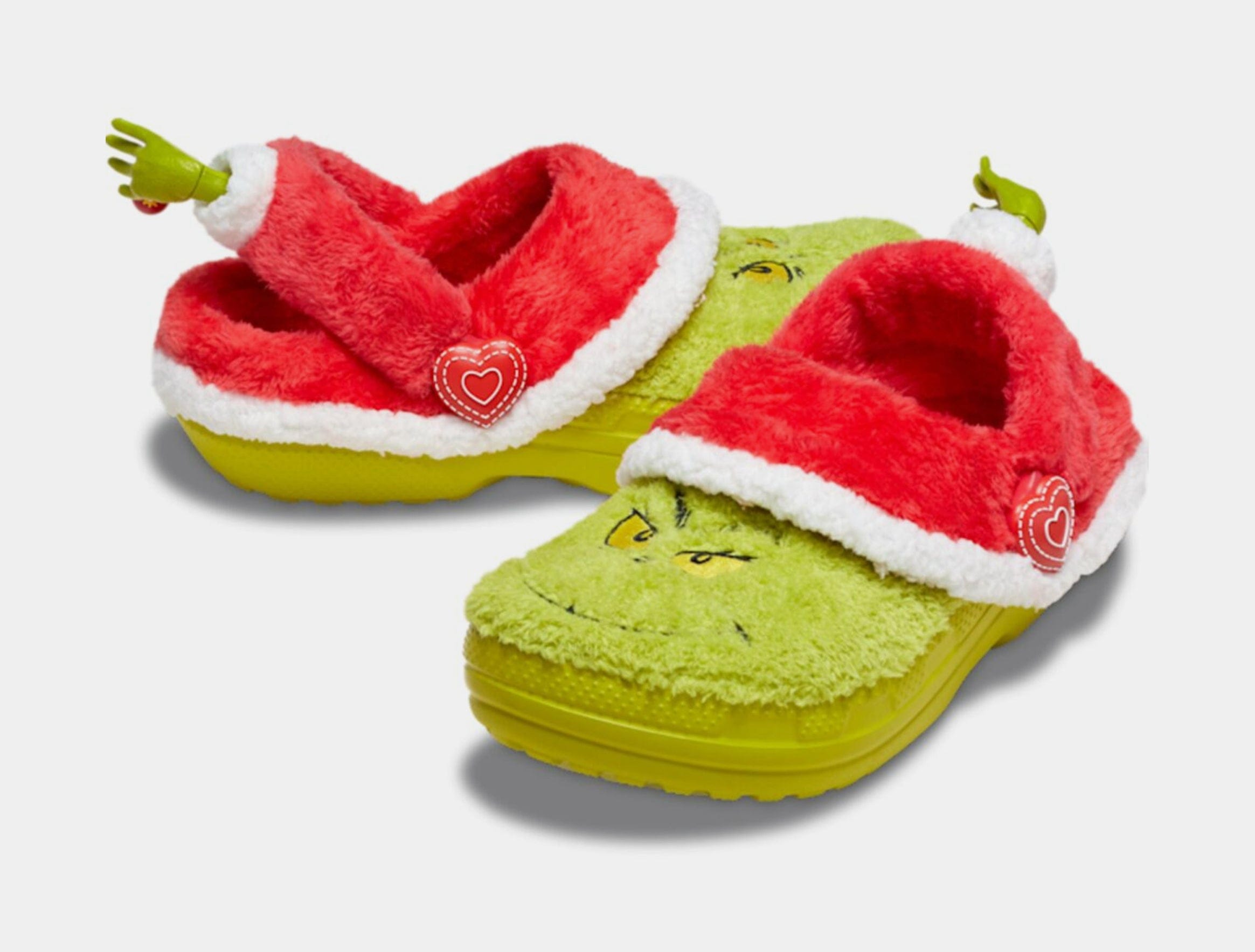 CROCS The Grinch Classic Clog Mens Sandals (Green/Red)