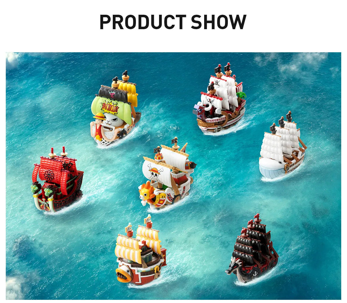 Pop Mart One Piece The Grand Line Series Vehicles Figure Sealed Case (12 Blind Box)