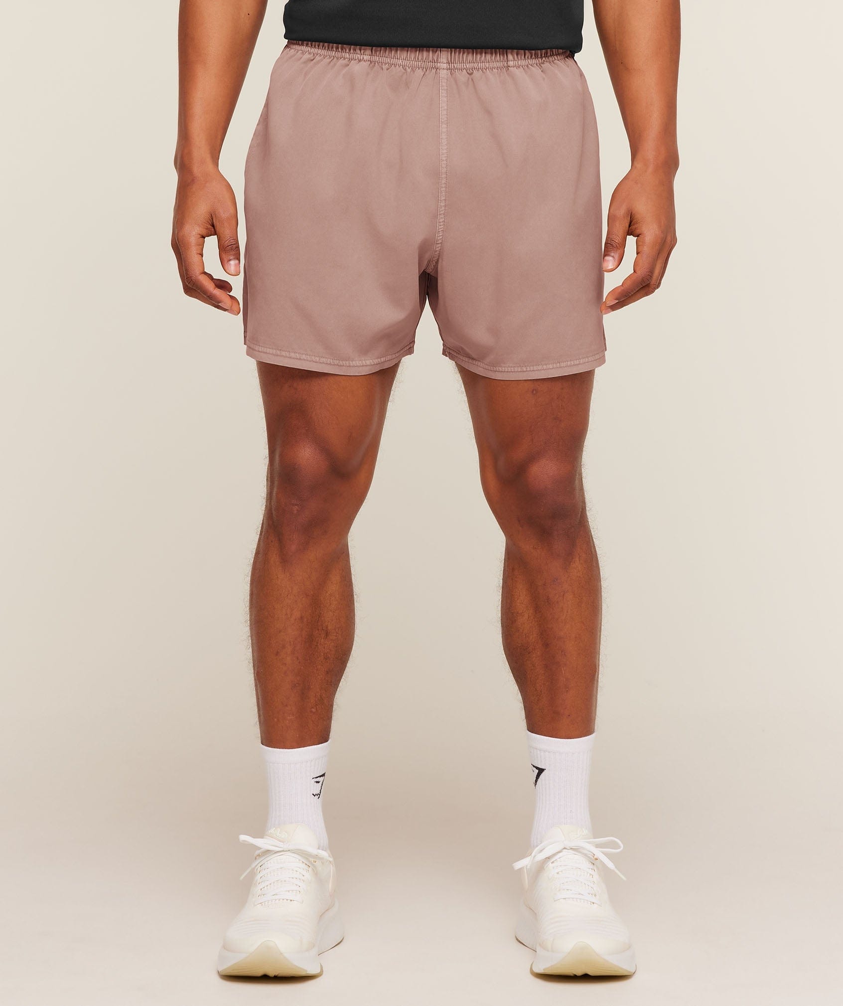 Gymshark Washed Pastels Shorts Taupe Brown