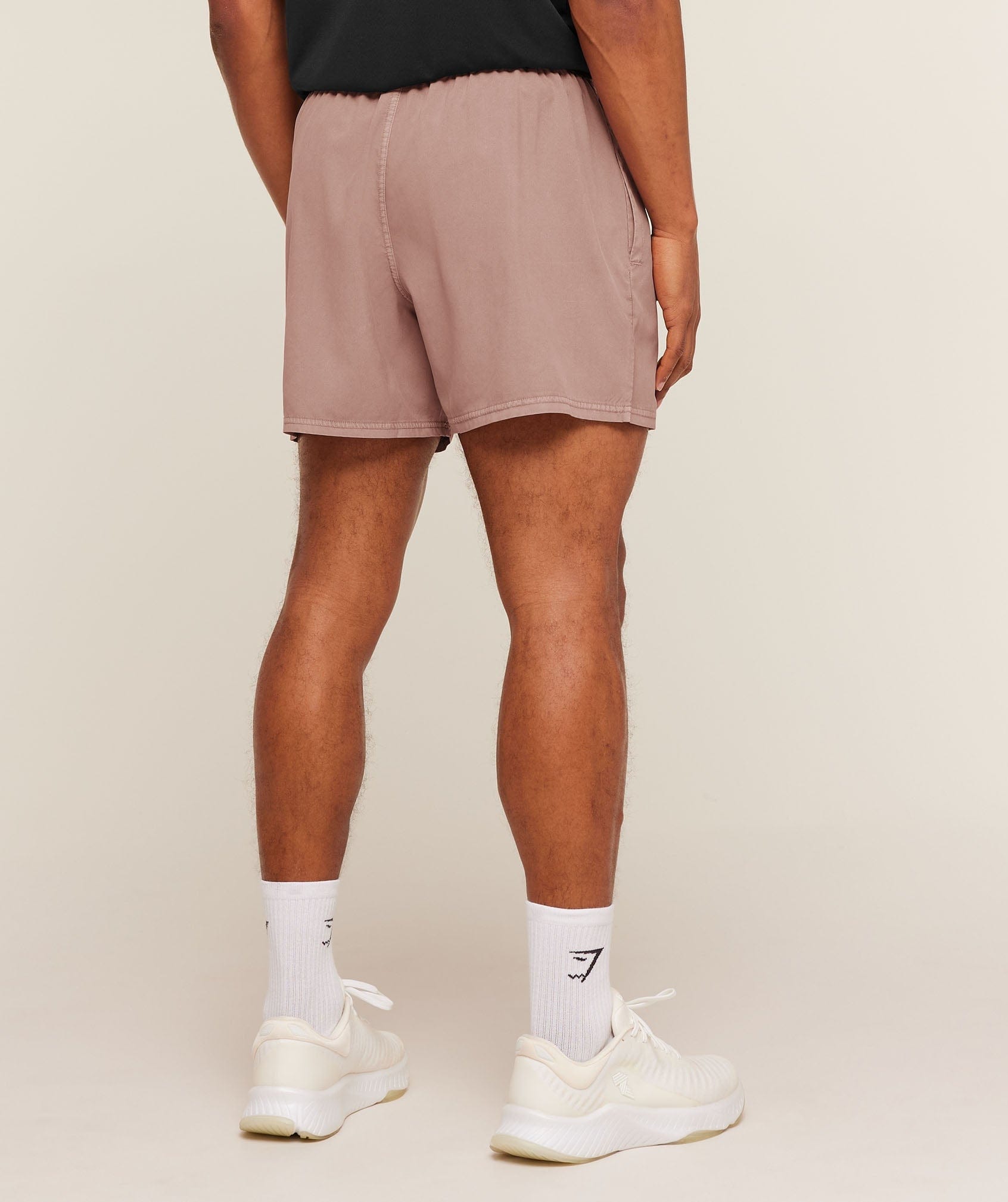 Gymshark Washed Pastels Shorts Taupe Brown