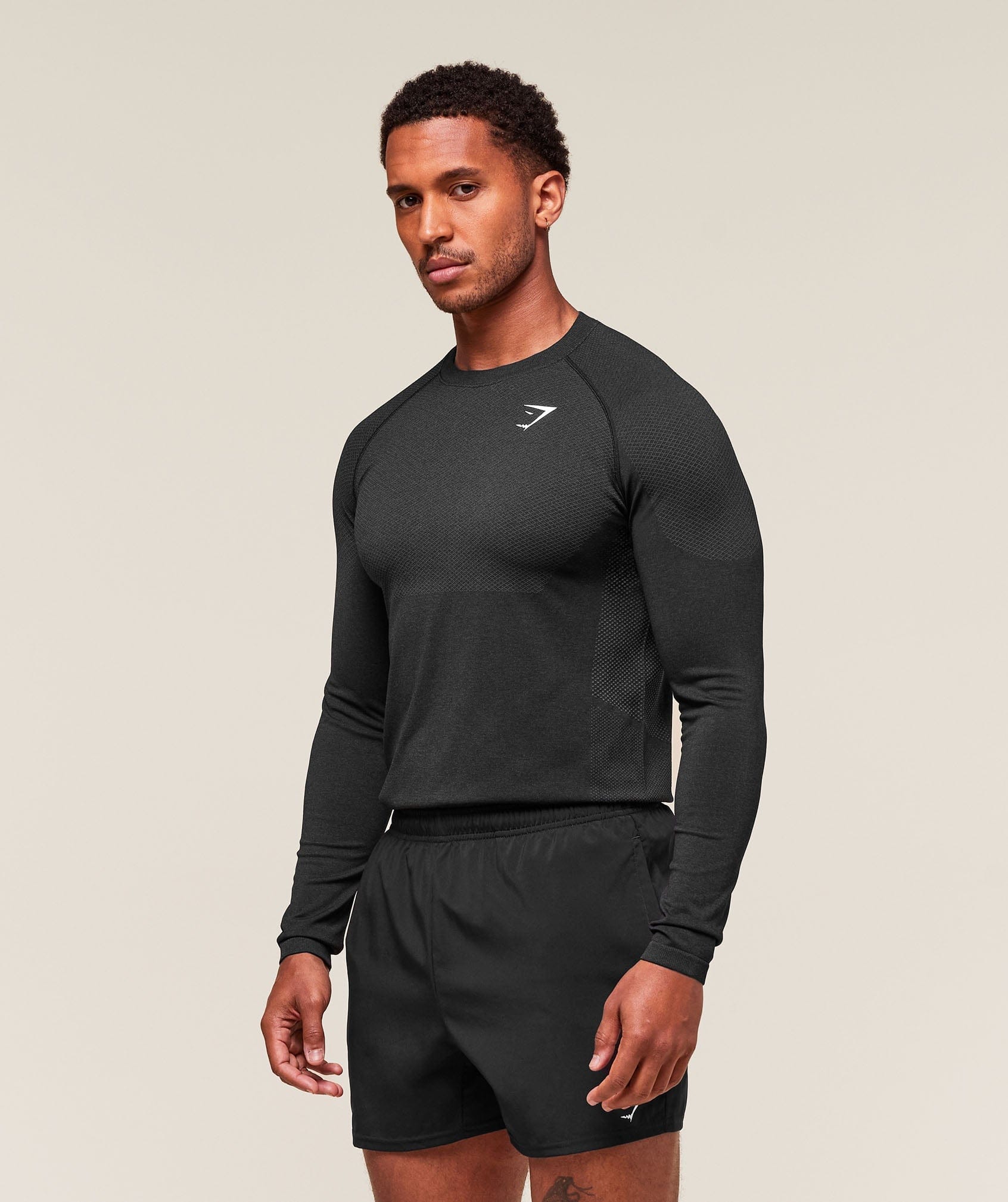 Gymshark Vital Long Sleeve T - Shirt Black