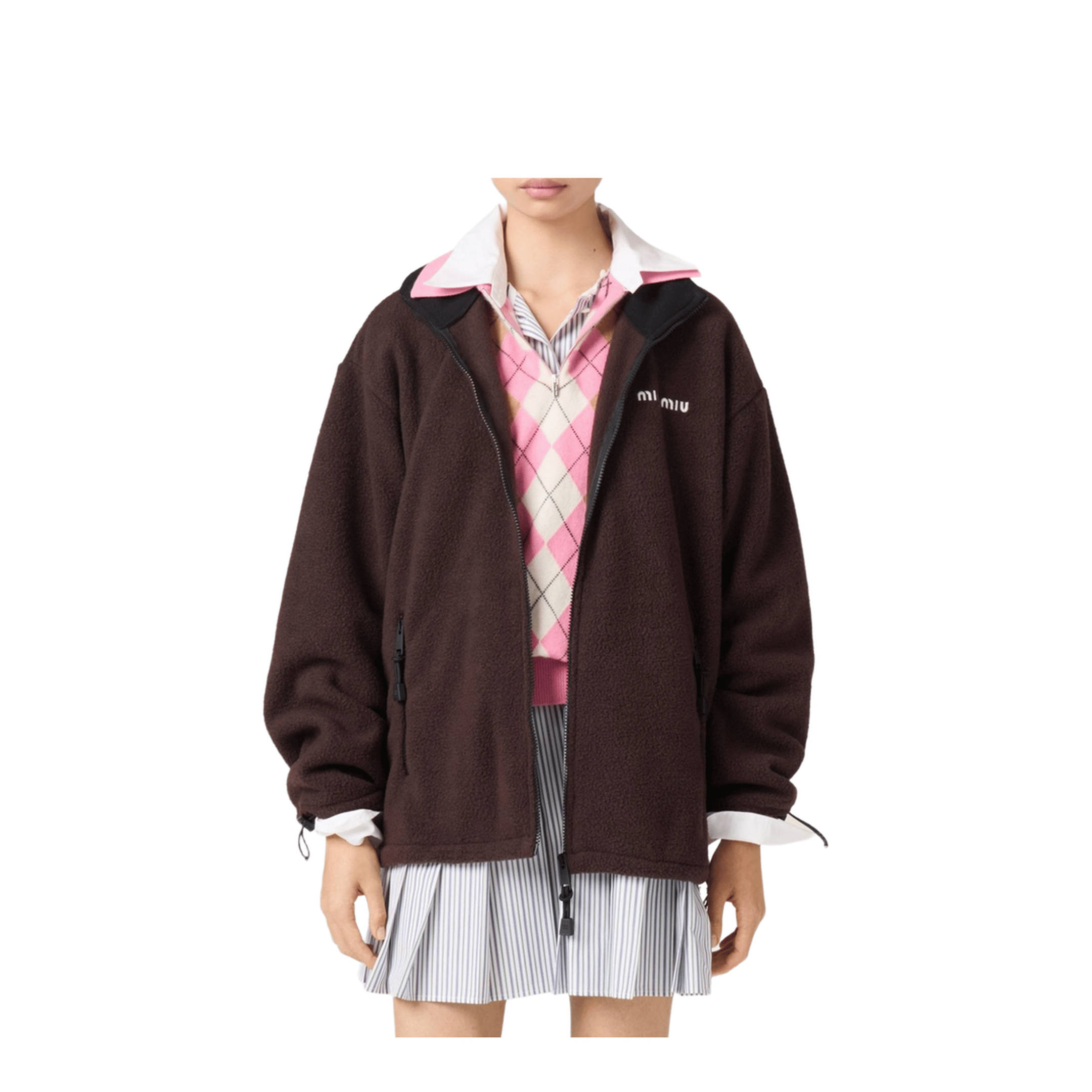 Miu Miu Coats Brown