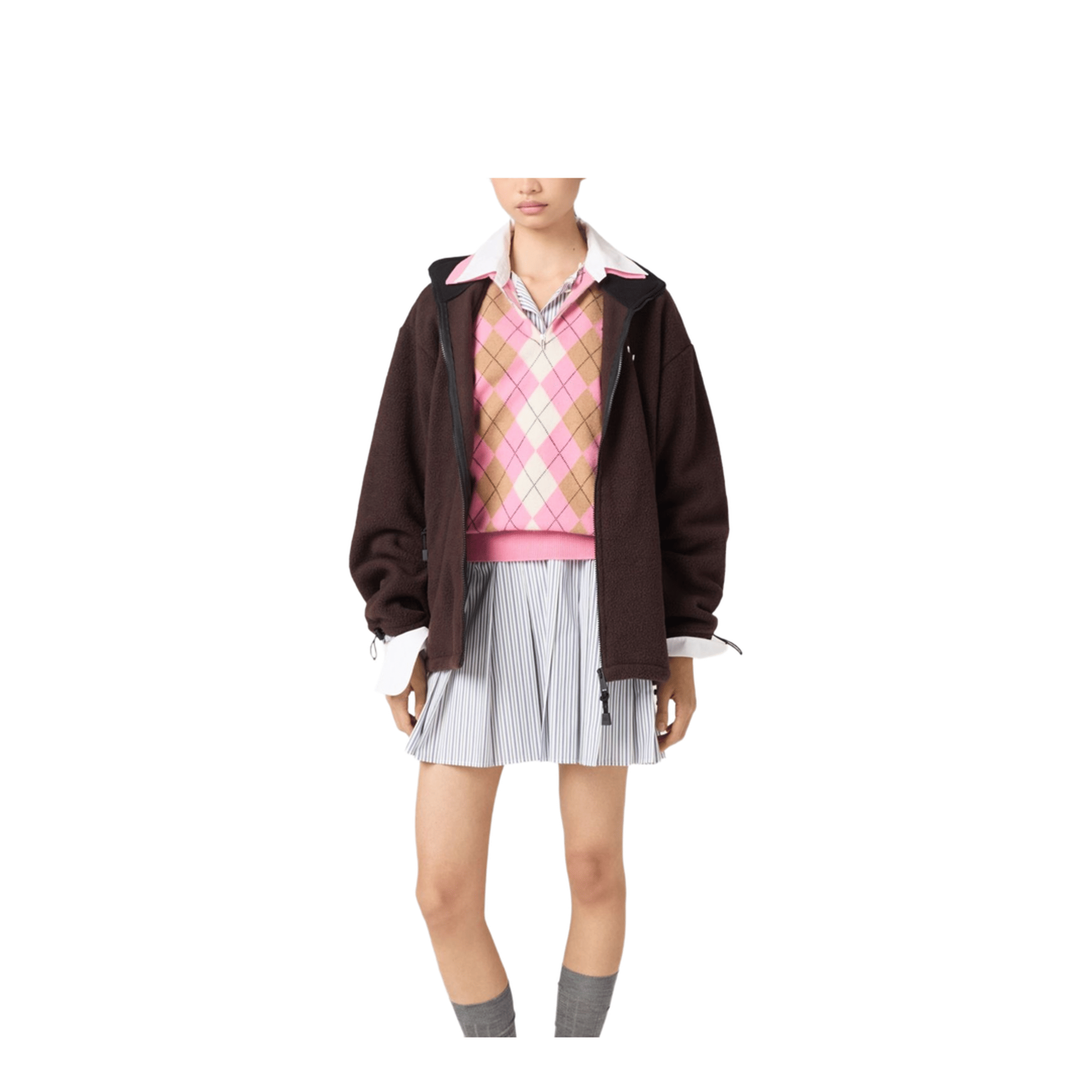 Miu Miu Coats Brown