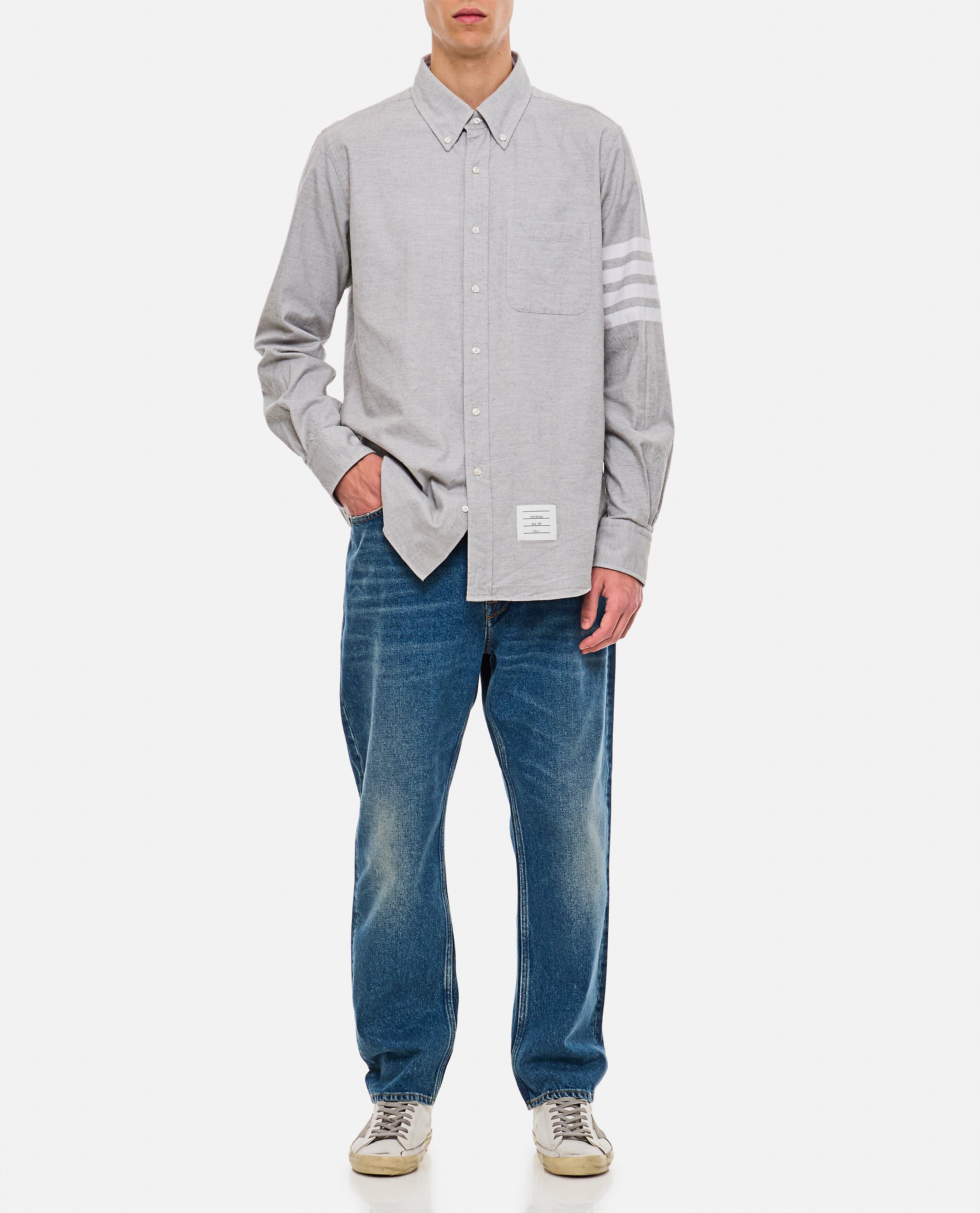 Golden Goose DENIM GOLDEN M'S HAPPY MEDIO STONE WASHED