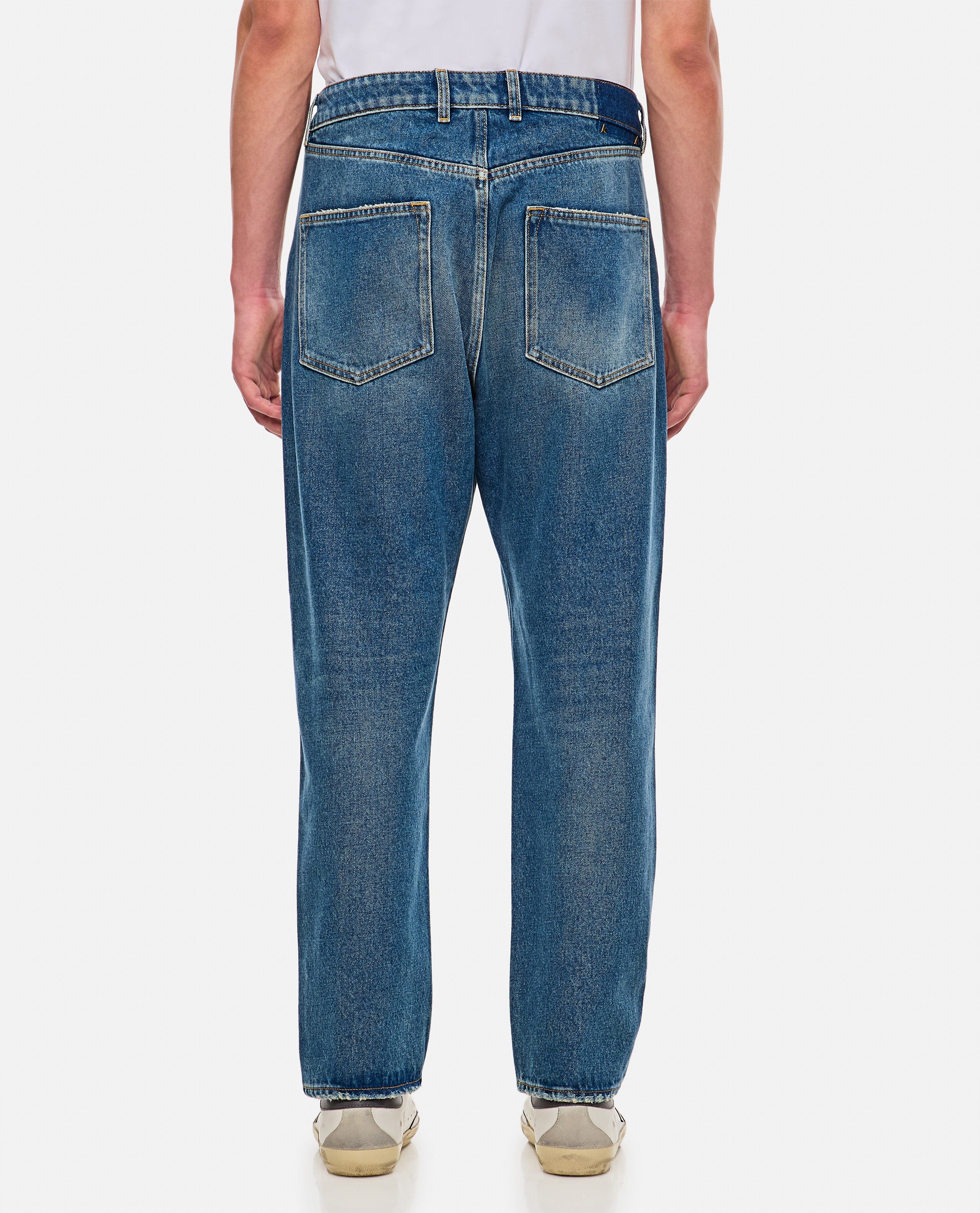 Golden Goose DENIM GOLDEN M'S HAPPY MEDIO STONE WASHED