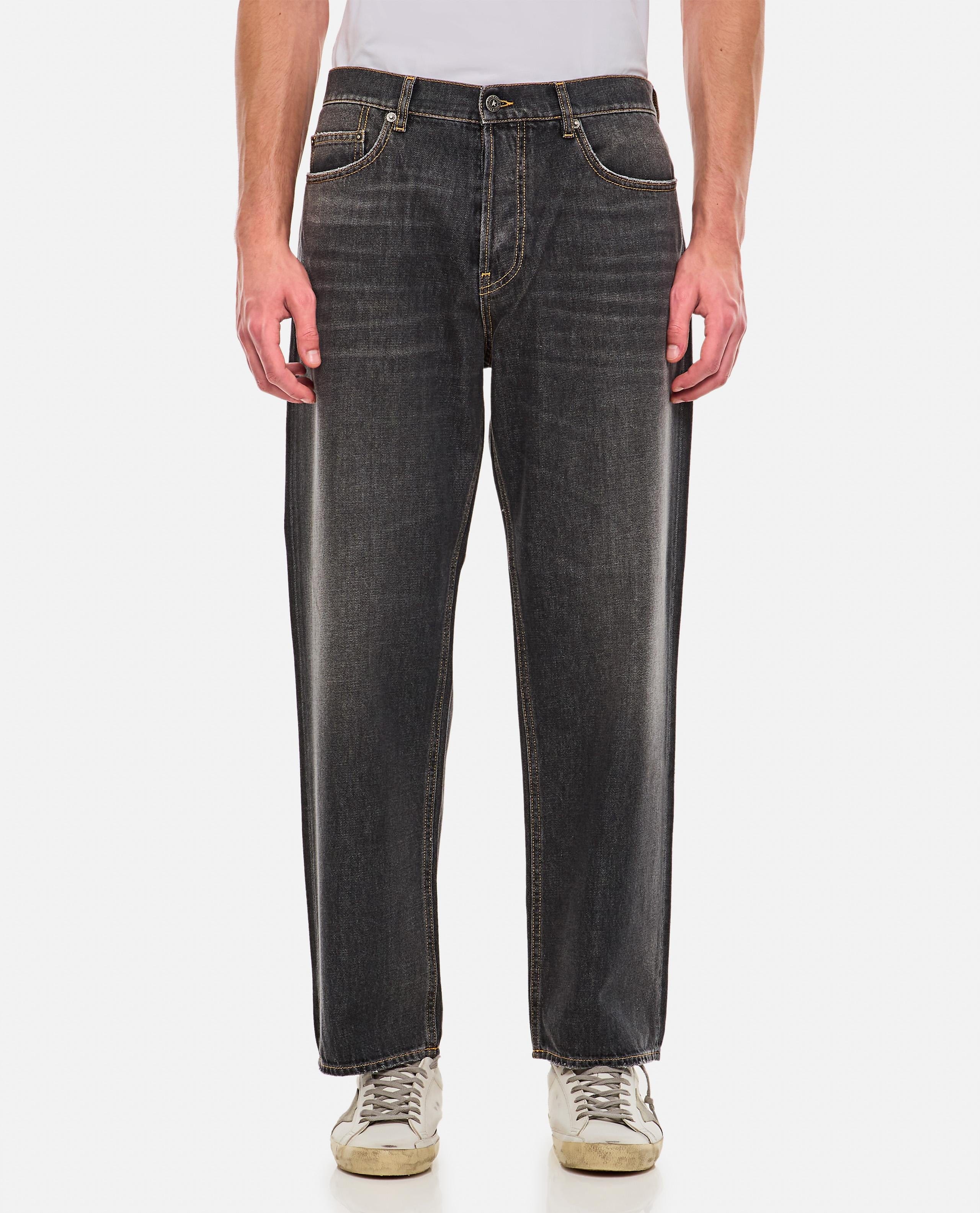 Golden Goose PANTALONE GOLDEN M'S CORY LOOSE SKATE DENIM MEDIO LAVATO