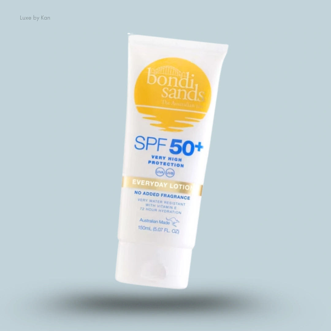 Luxe by Kan Bondi Sands Sunscreen Lotion SPF50+ Fragrance Free 150 ml