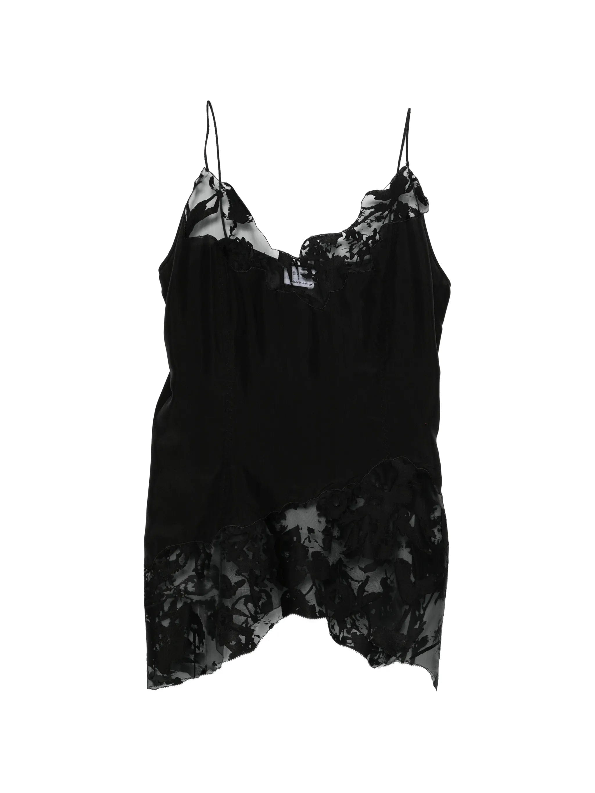 Alexander McQueen lace - trimmed silk blouse