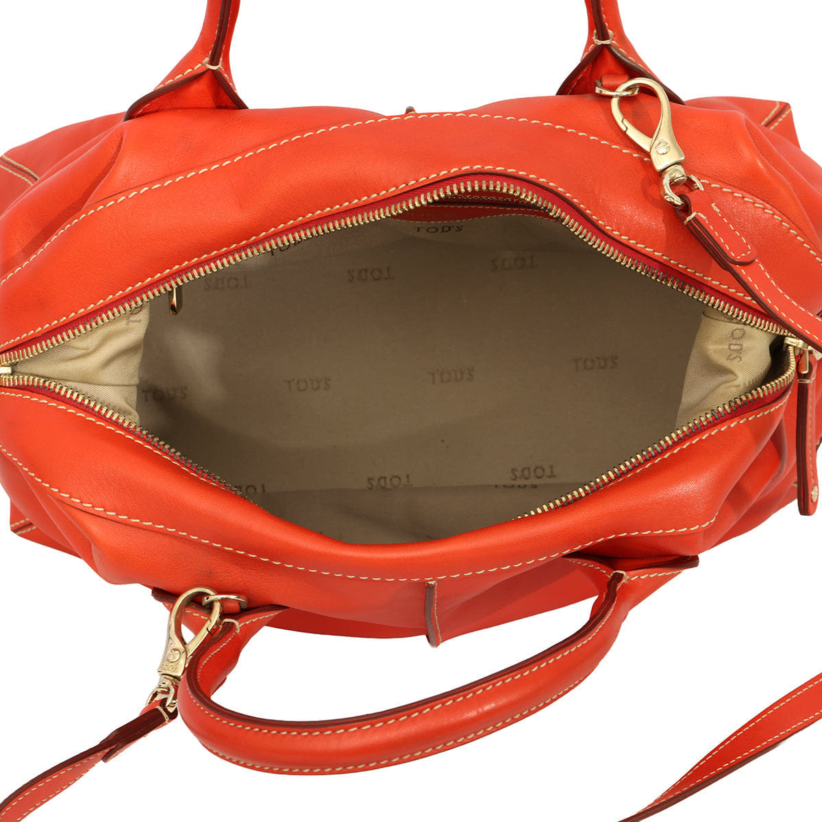 TOD’S D CUBE ORANGE HANDBAG
