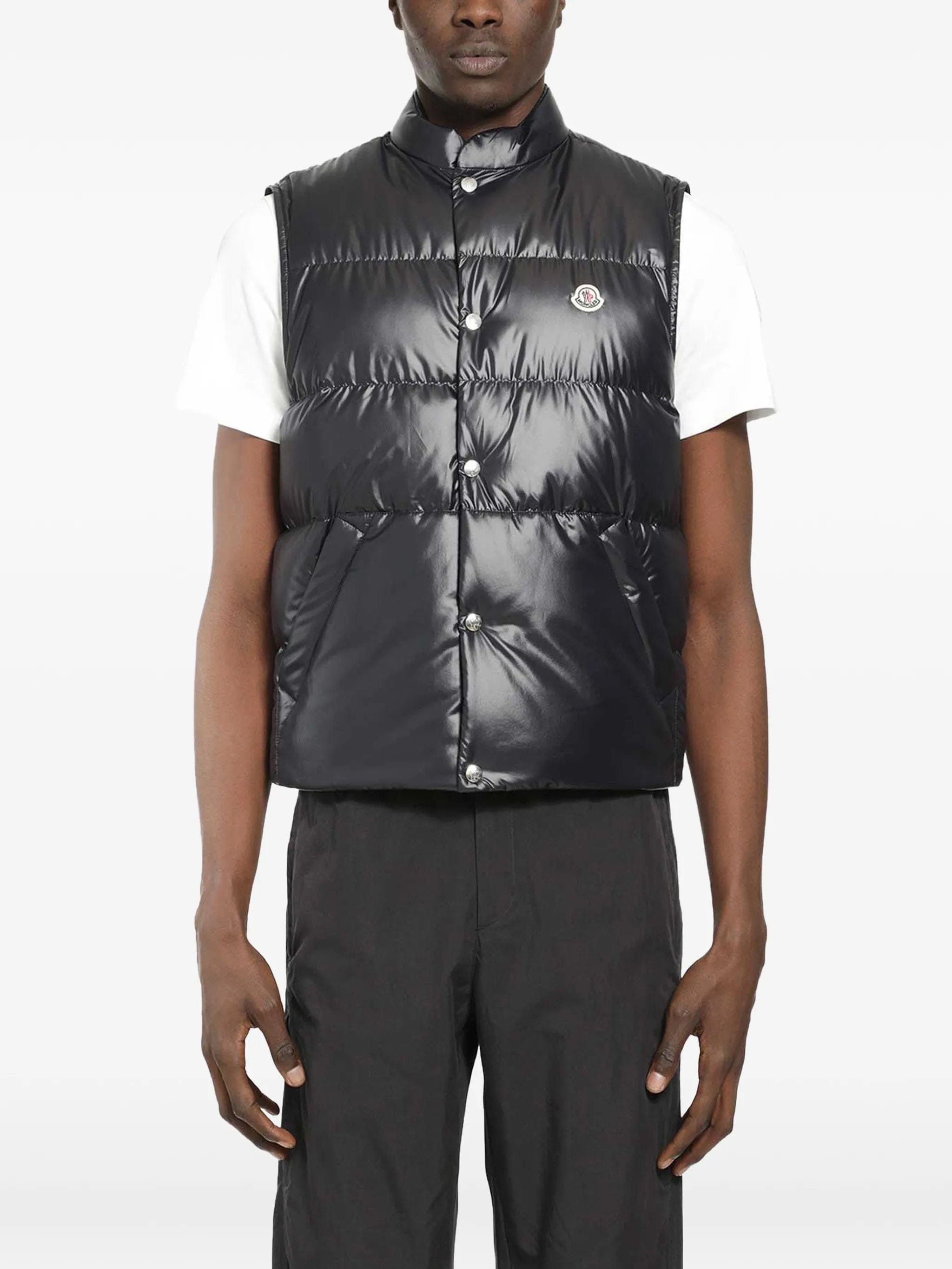 Moncler sleeveless buttoned gilet