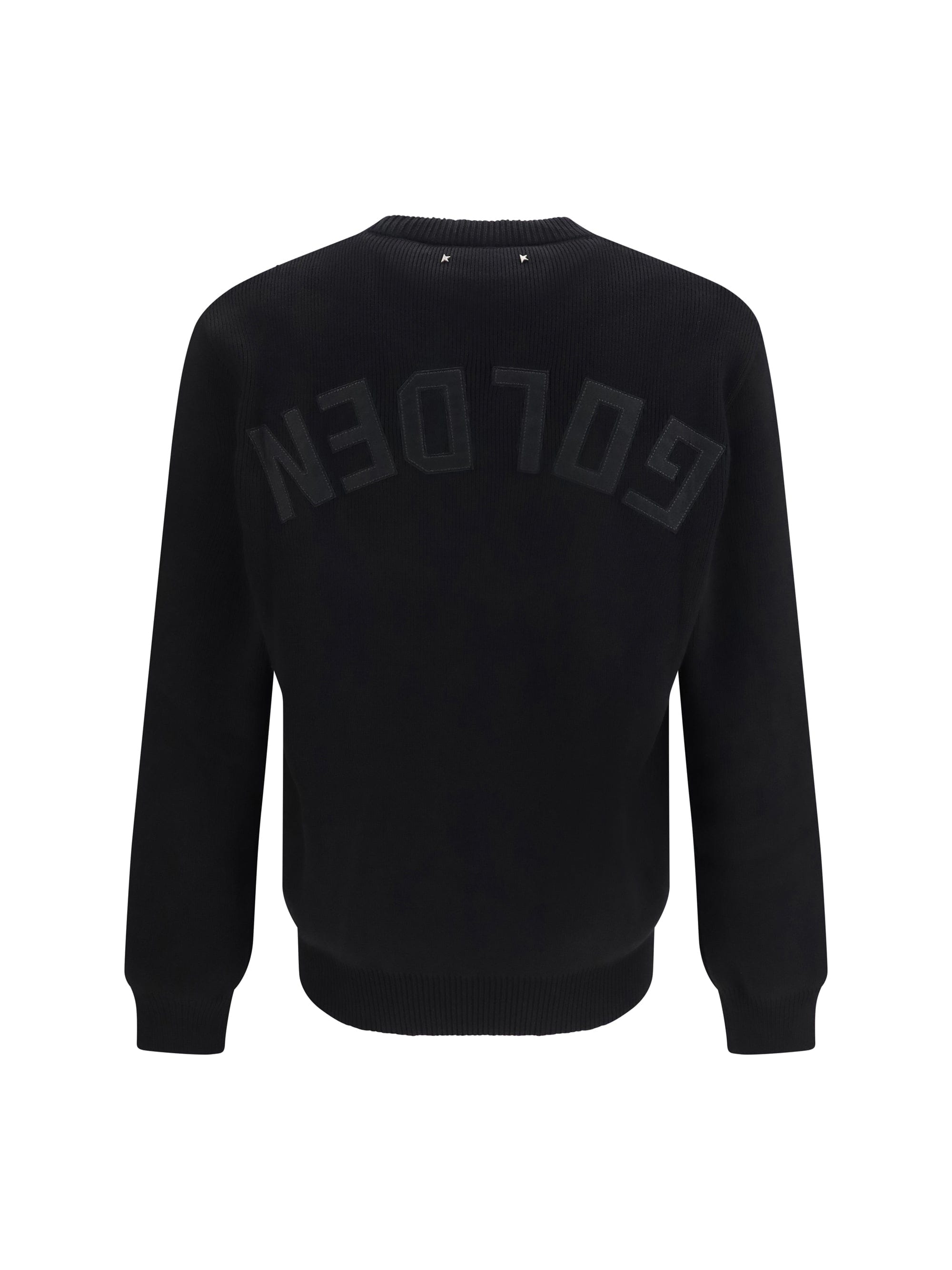Golden Goose Ribbed Knit Sweater — Black