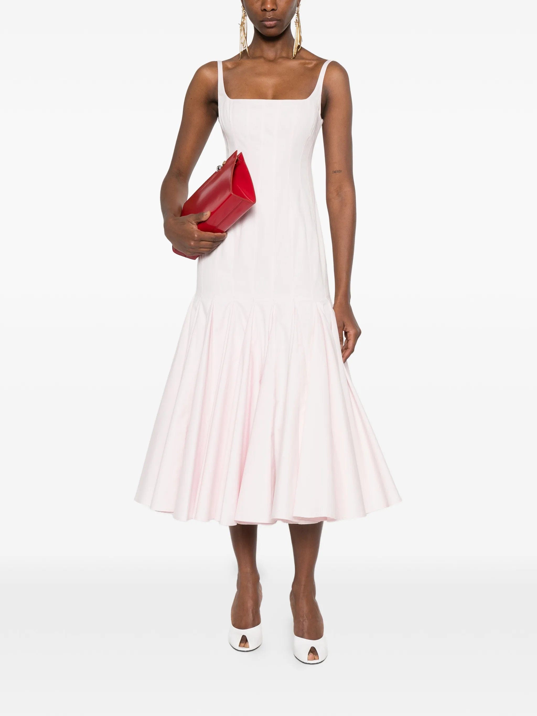 Jacquemus Agave flared midi dress