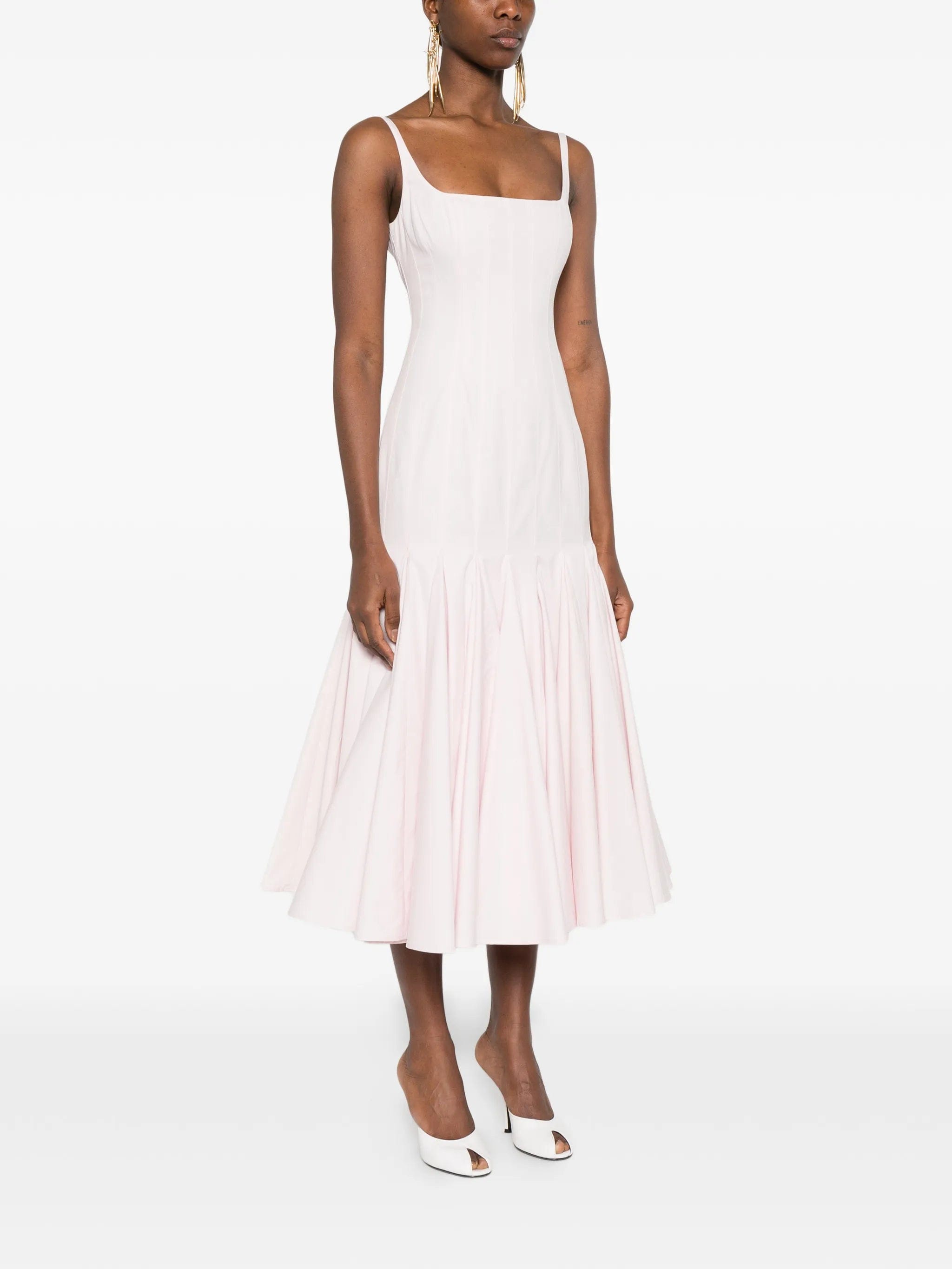Jacquemus Agave flared midi dress