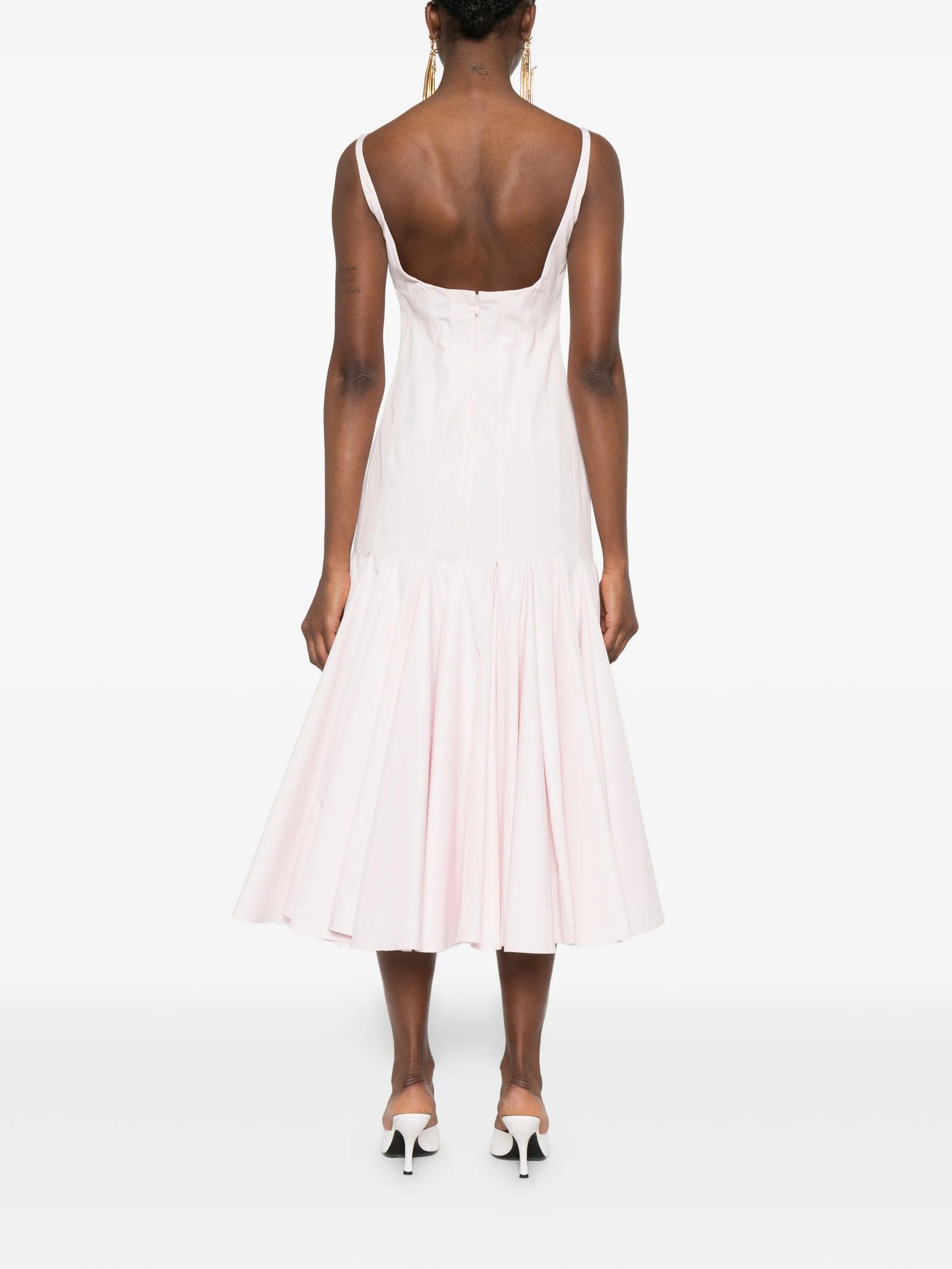 Jacquemus Agave flared midi dress