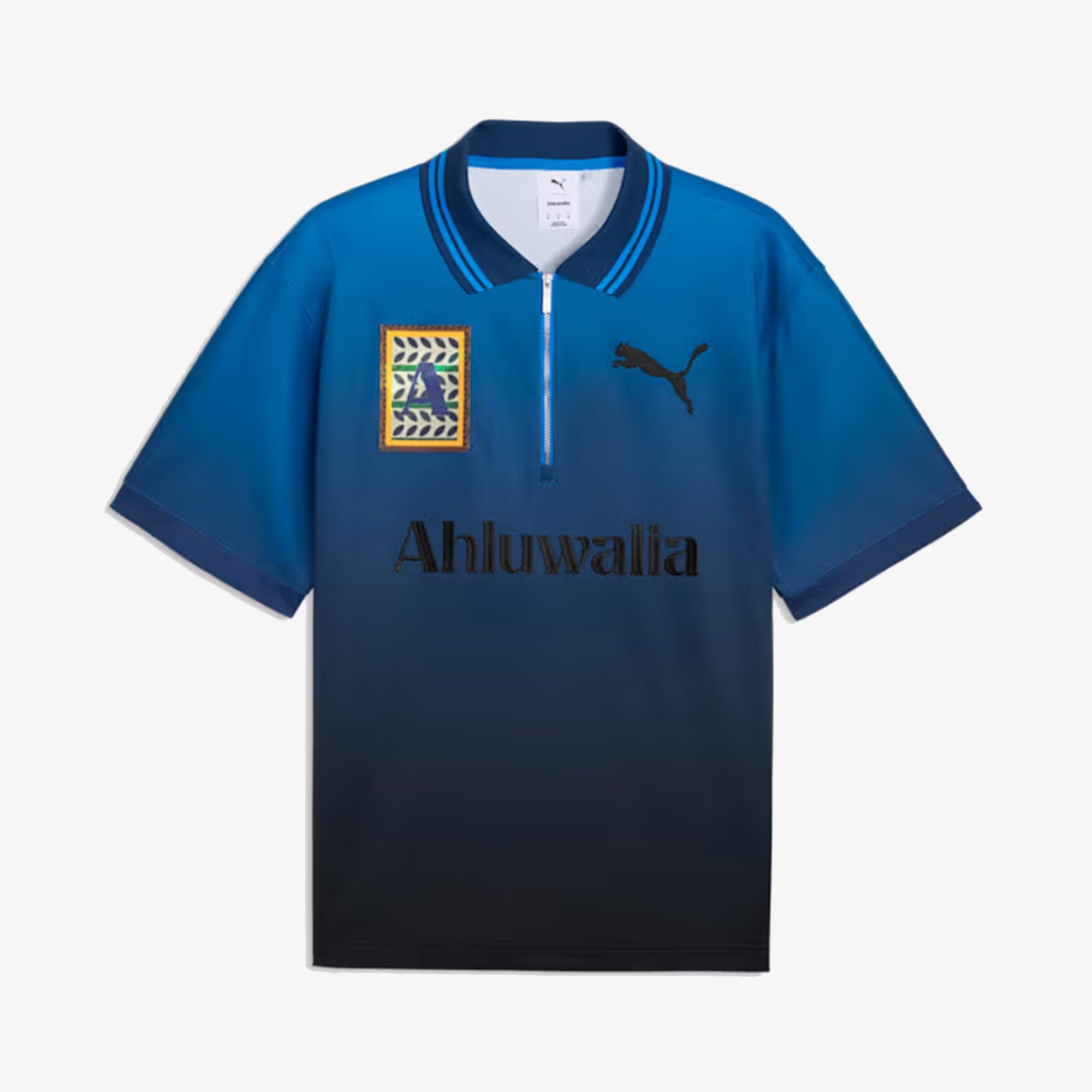 PUMA | x AHLUWALIA RELAXED POLO { RACING BLUE - AOP