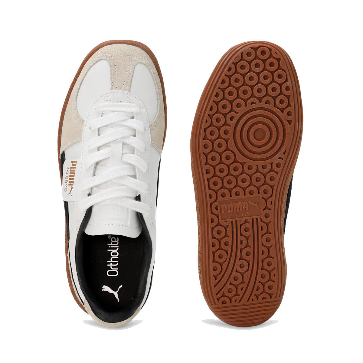 Puma Palermo Lth Res White/Dark Indigo