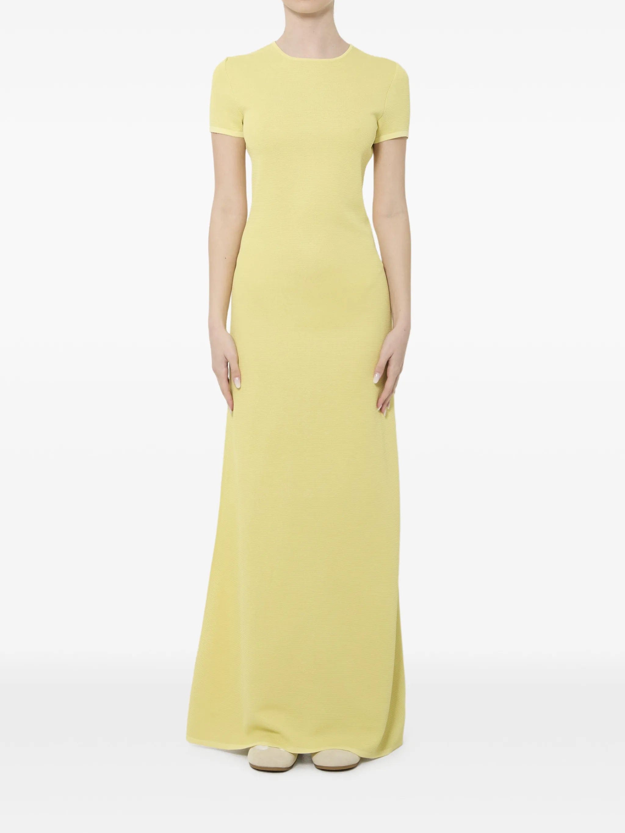 Jacquemus short - sleeved maxi dress