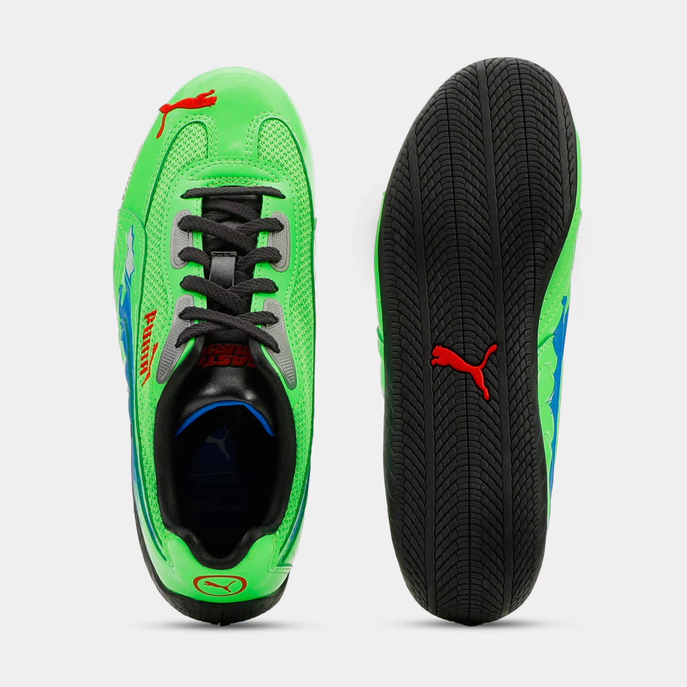 PUMA Fast & Furious x Speedcat LA Mens Lifestyle Shoes (Green/Blue)