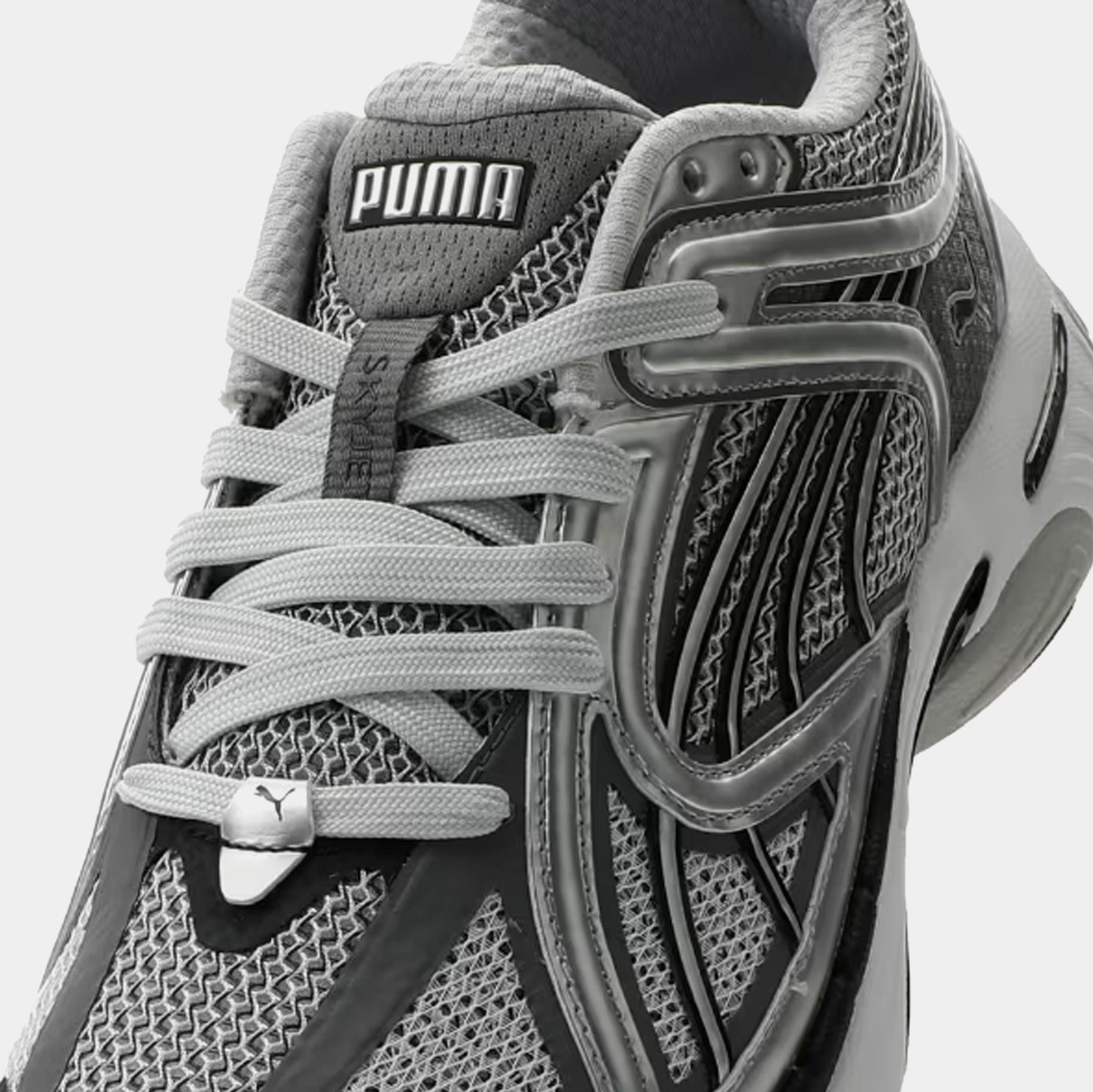 PUMA SkyJet Prisco Mens Lifestyle Shoes (Puma Silver/Puma Black/Glacial Gray)
