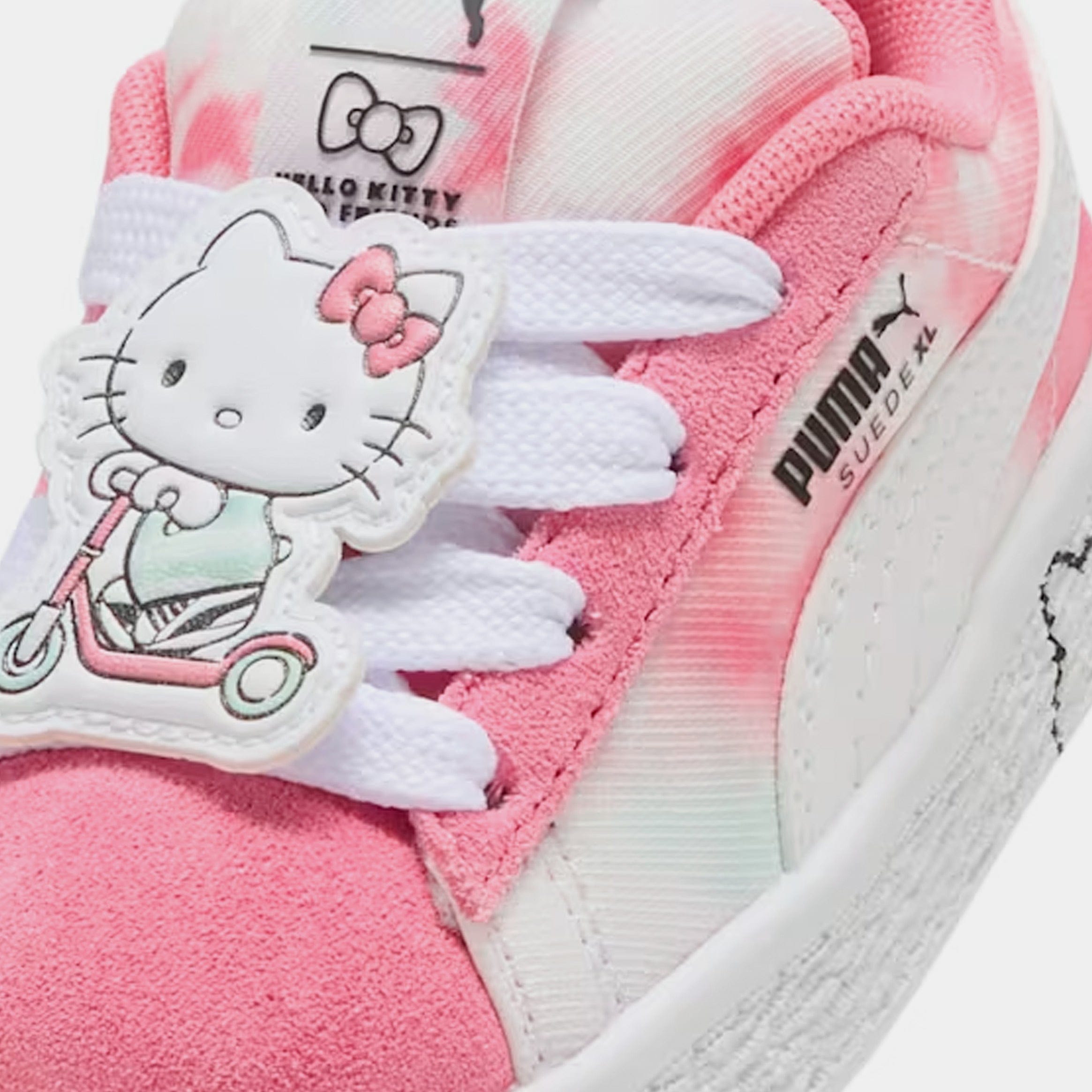 PUMA Hello Kitty And Friends Suede XL Toddler Lifestyle Shoes (Magic Rose/Peaceful Blue)