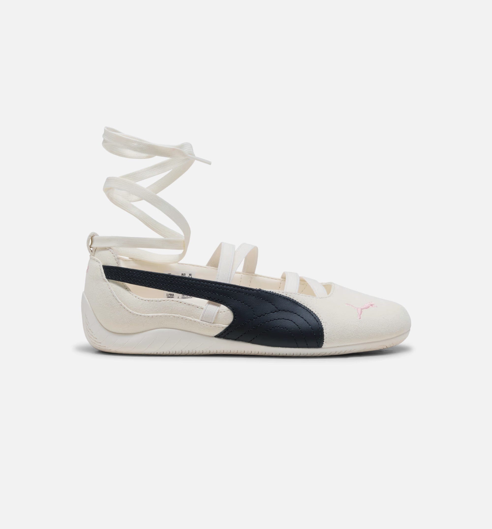 PUMA Speedcat Ballet x Rosé Womens Lifestyle Shoe - Warm White/Puma Black/Frosty Pink