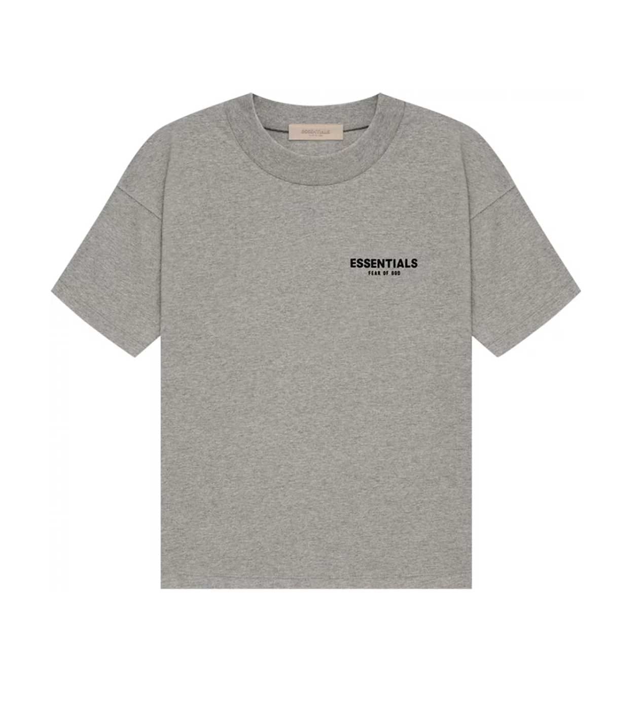 Fear of God Essentials Essentials Dark Oatmeal Velvet T-Shirt