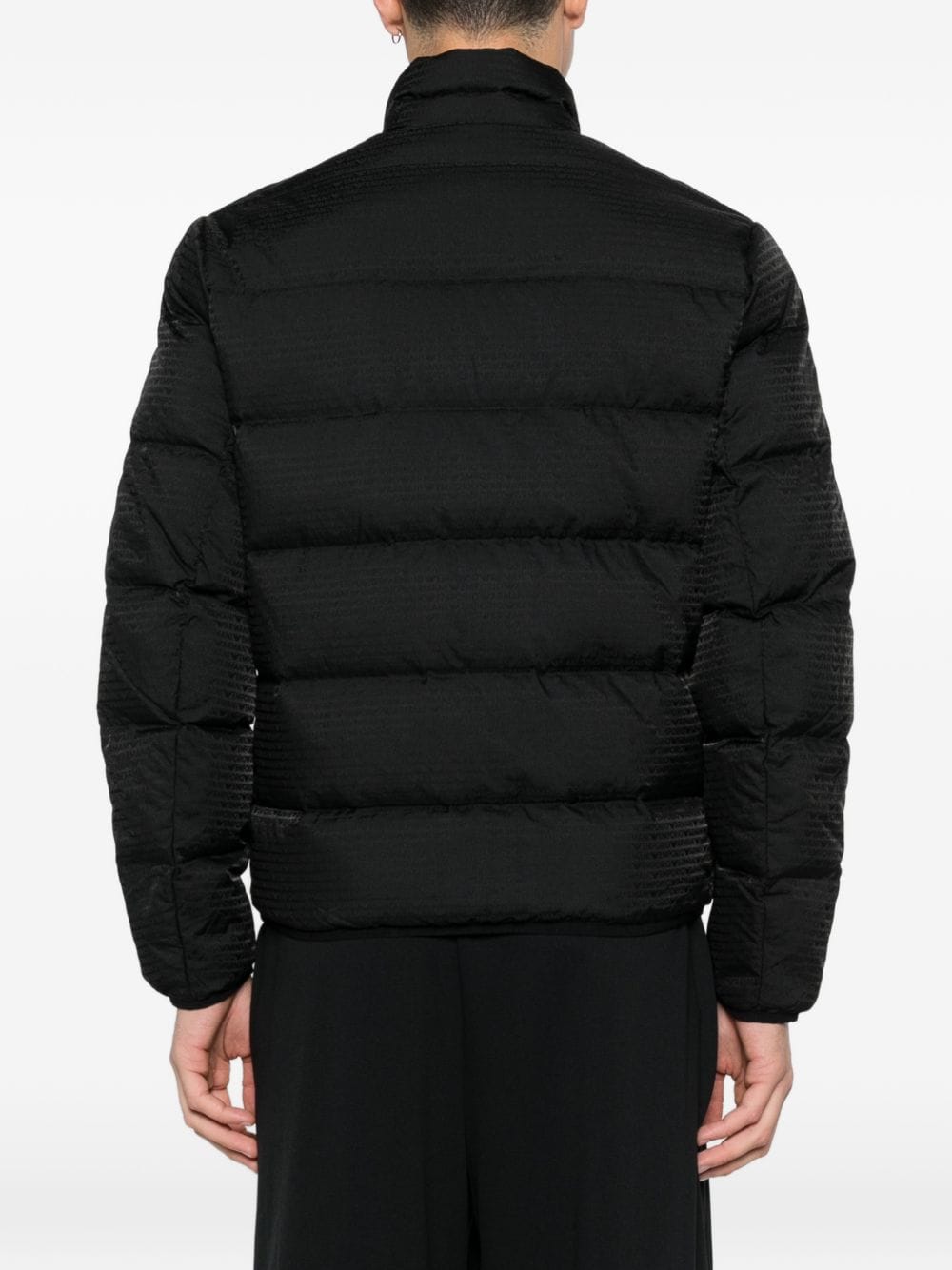 Emporio Armani Nylon Down Down Jacket — Black
